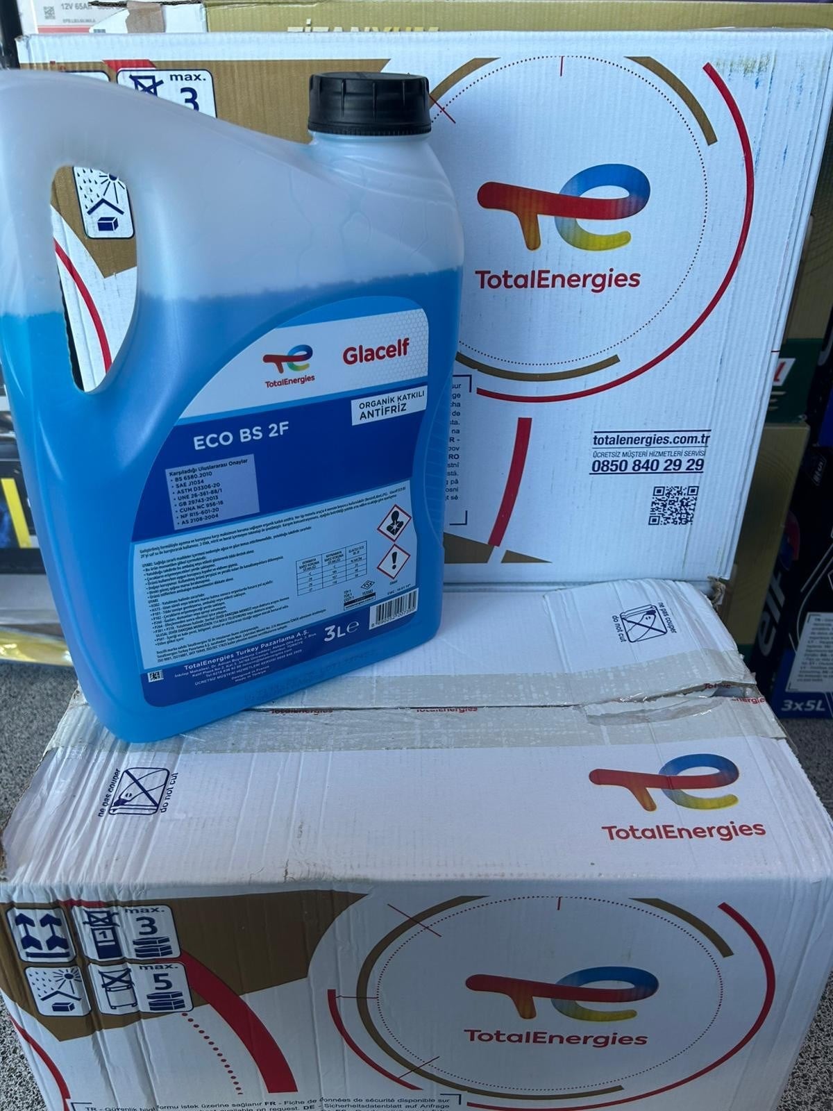 Total Eco Bs Mavi Antifriz 3 Litre Üretim 2025 Yılı