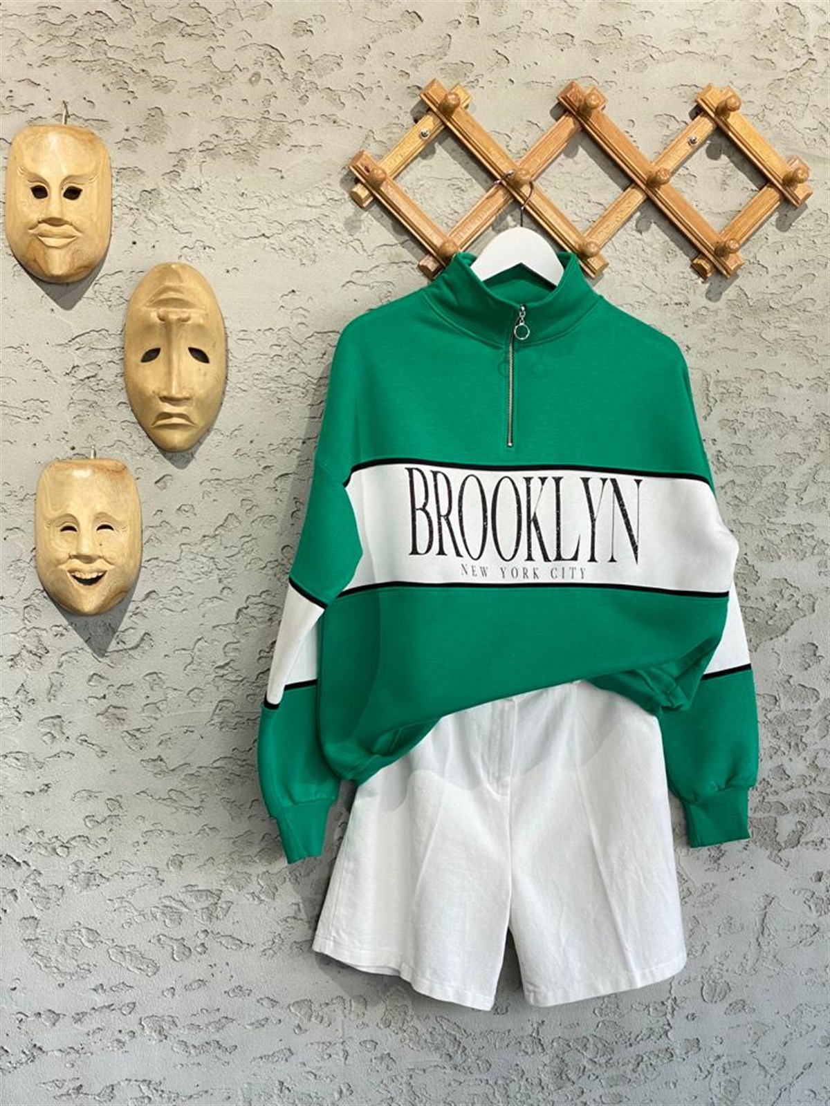 BROOKLYN YEŞİL SWEAT