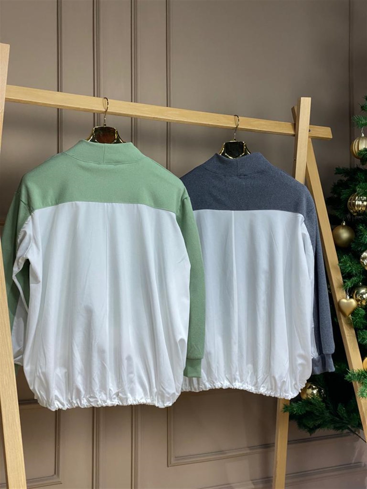 Balıkçı Yaka Polarlı Sweat (Antrasit)