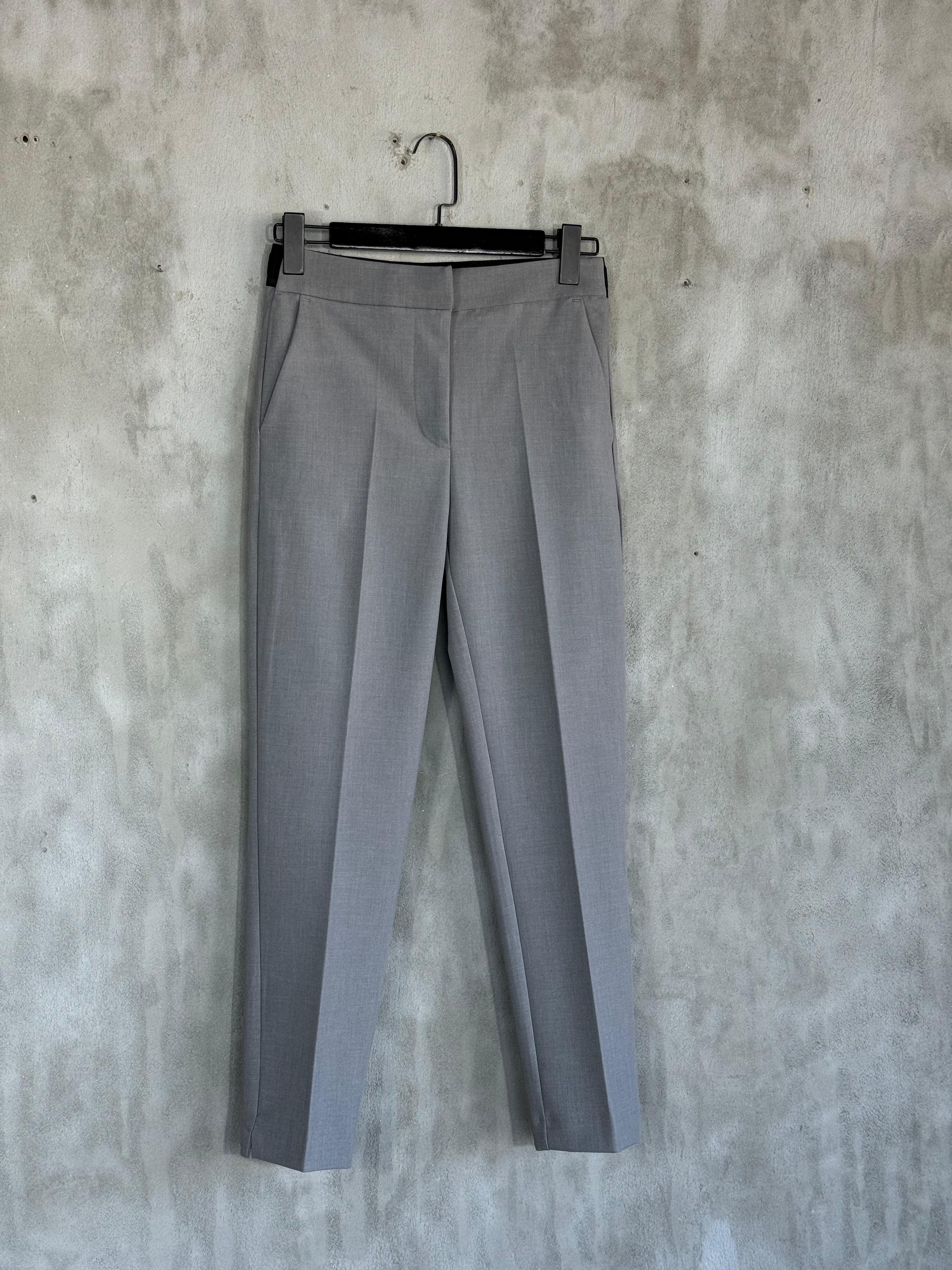 Bel Lastik Detaylı Kumaş Pantolon (Antrasit)