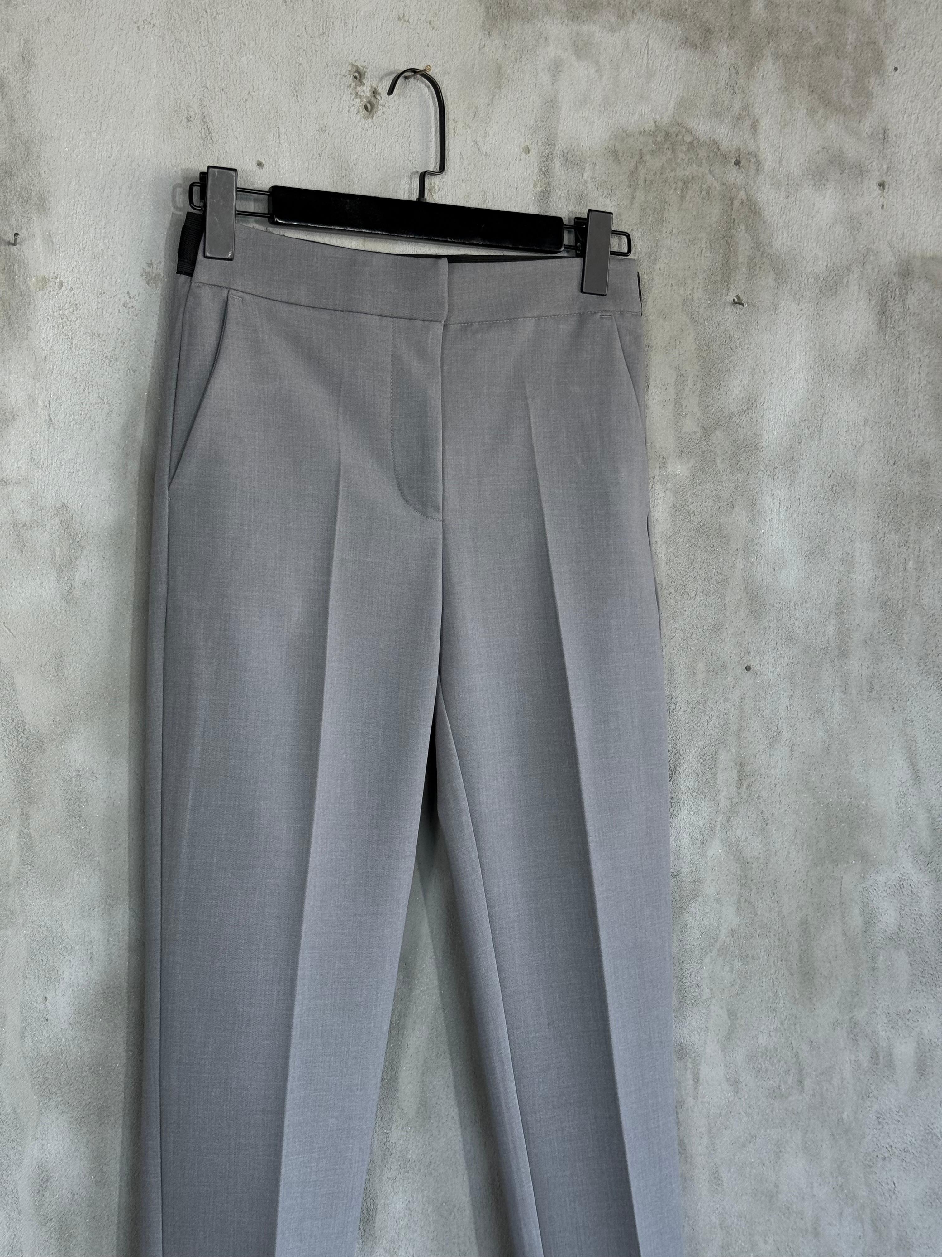 Bel Lastik Detaylı Kumaş Pantolon (Antrasit)