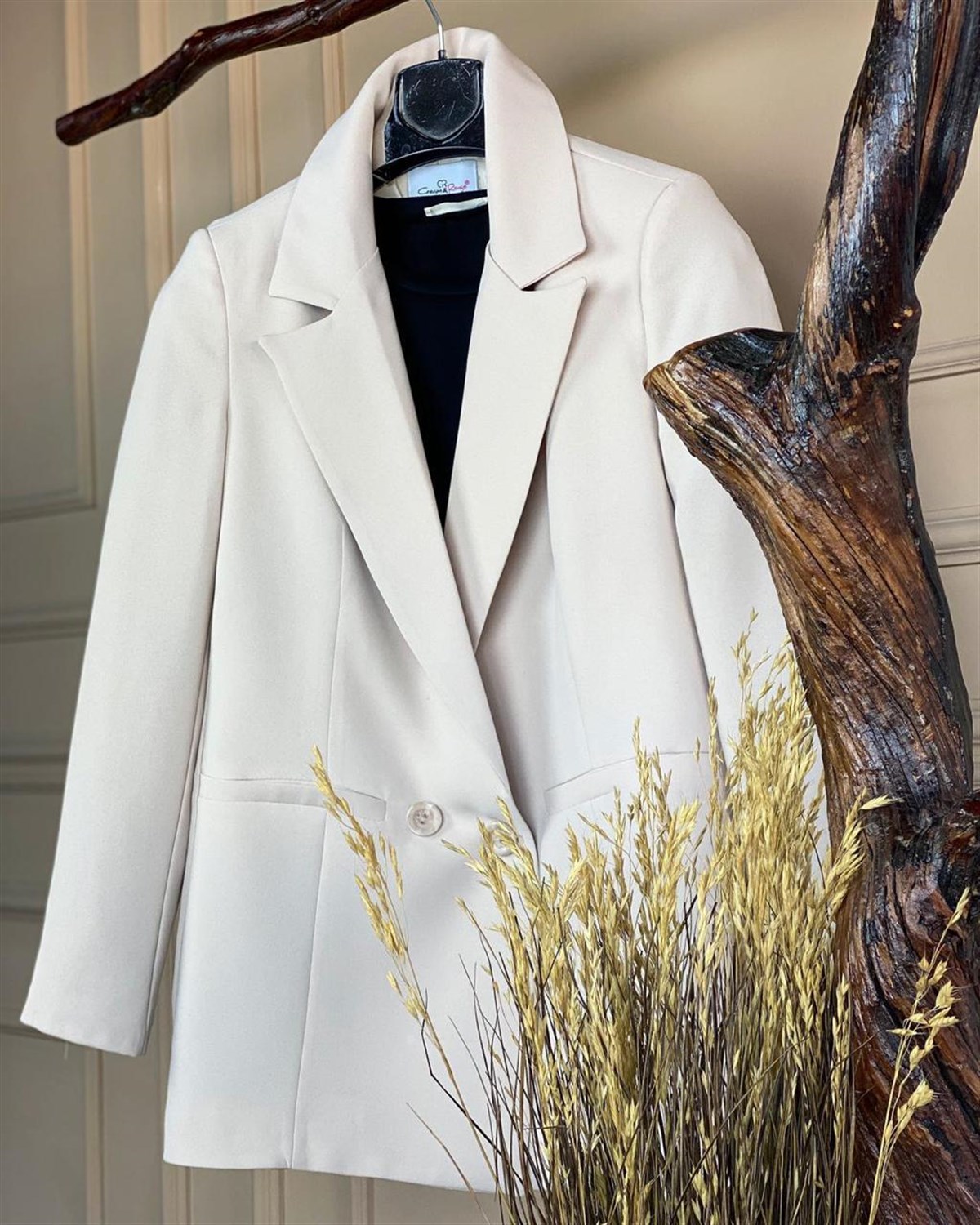 blazer ceket (ekru)