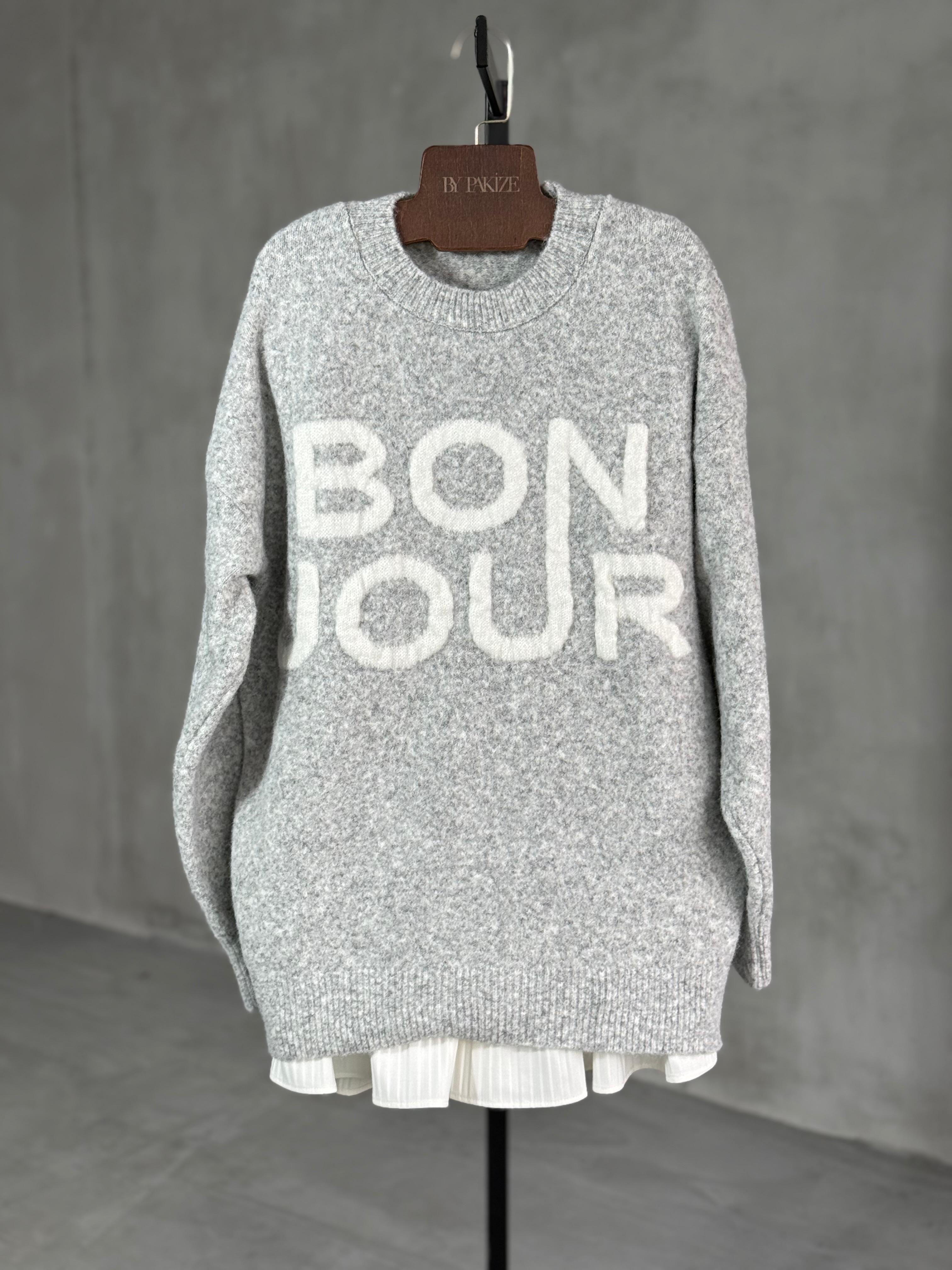 Bonjour Premium Soft Kazak (Gri)