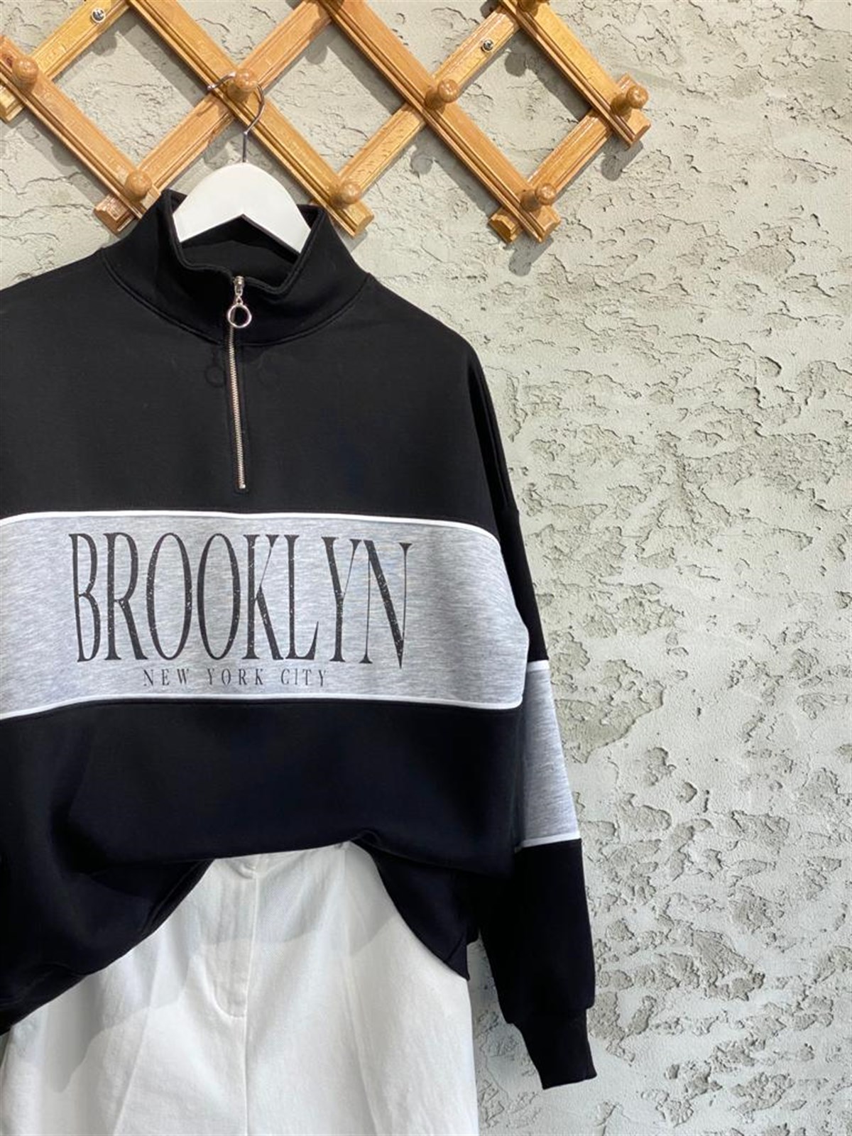 BROOKLYN SİYAH SWEAT