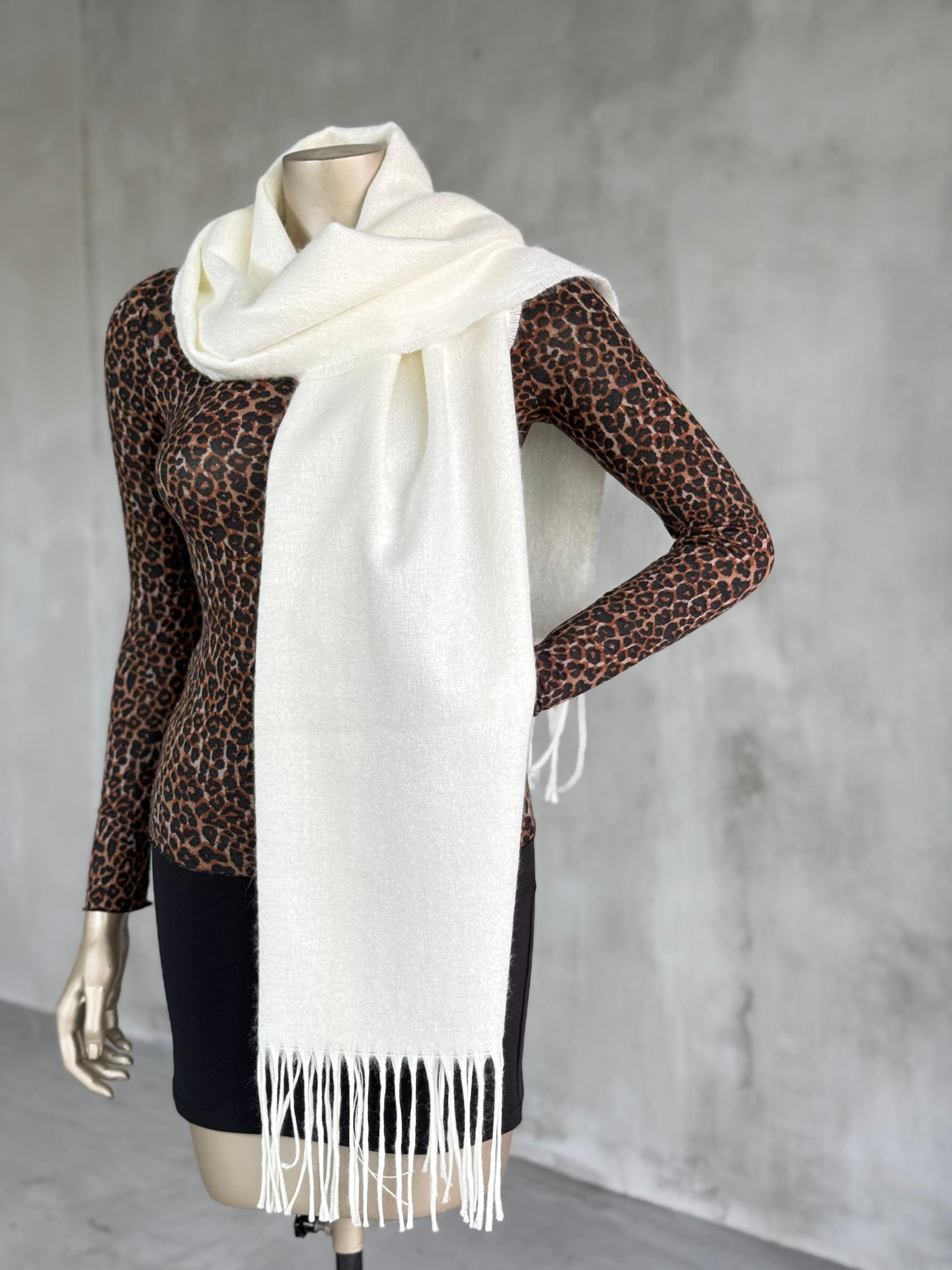 Buklet Yumuşak Dokulu Atkı (Vizon/Gri/Kahverengi/Siyah/Ekru/Sütlü Kahve/Bordo)