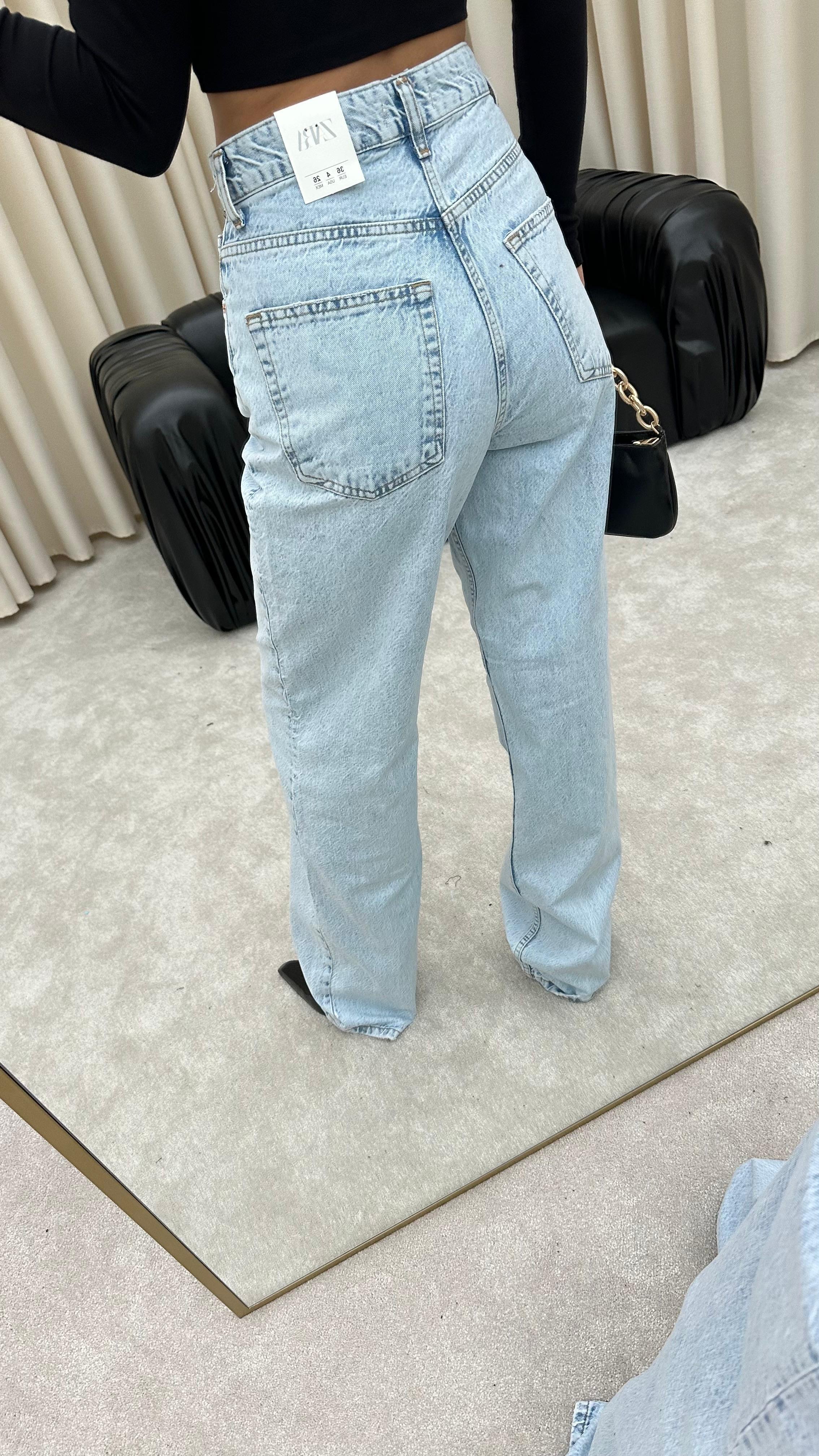 BUZ MAVİ STRAİGHT JEAN