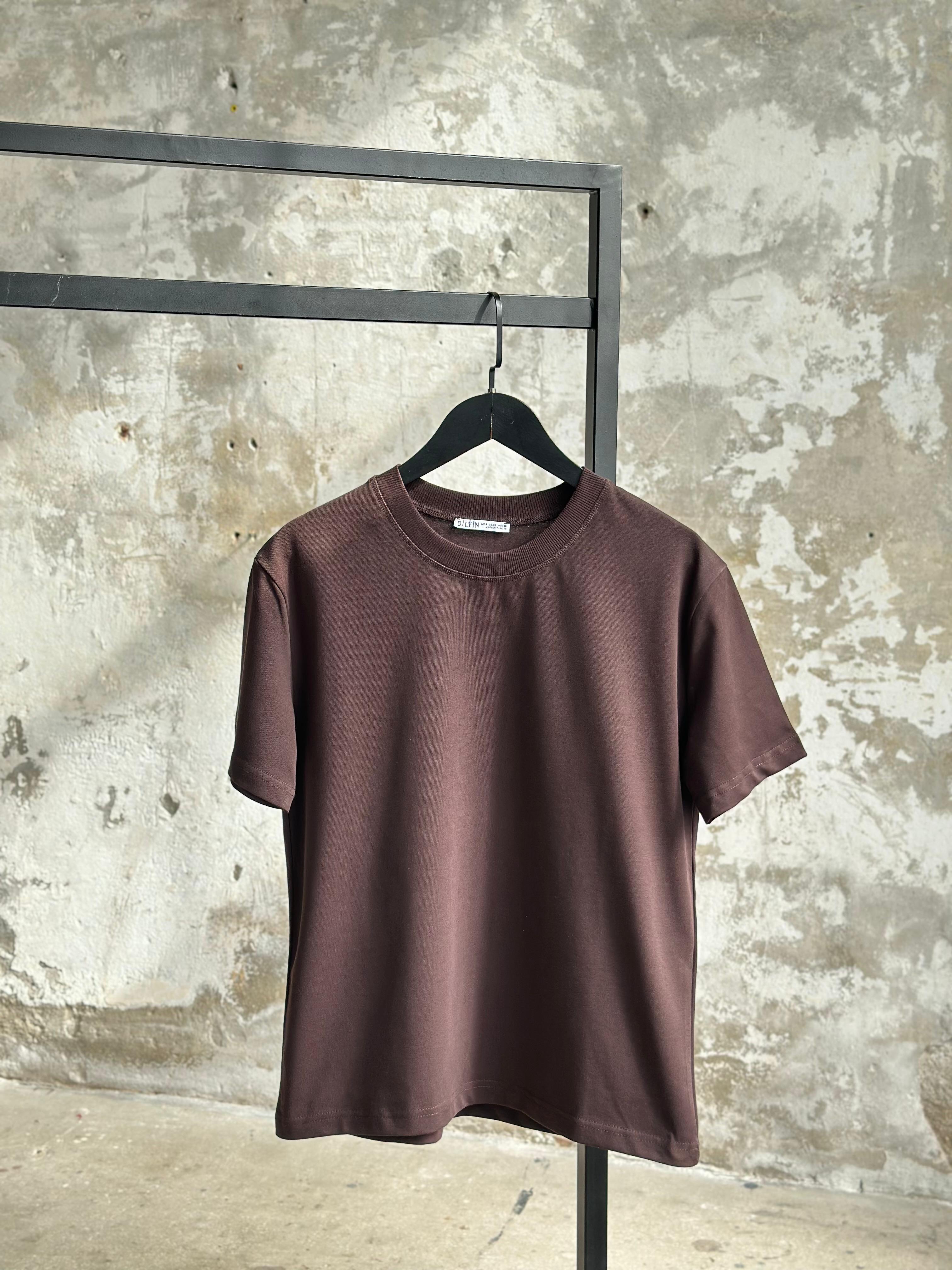 Dilvin Basic Tişört (Kahve/Bordo/Bebe Mavisi)