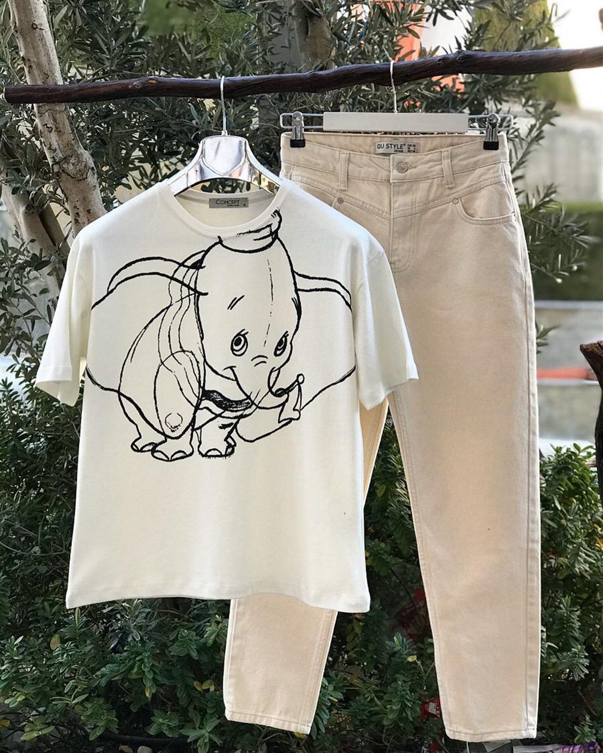 Dokuma Penye Kumaş Salaş Filli Tshirt