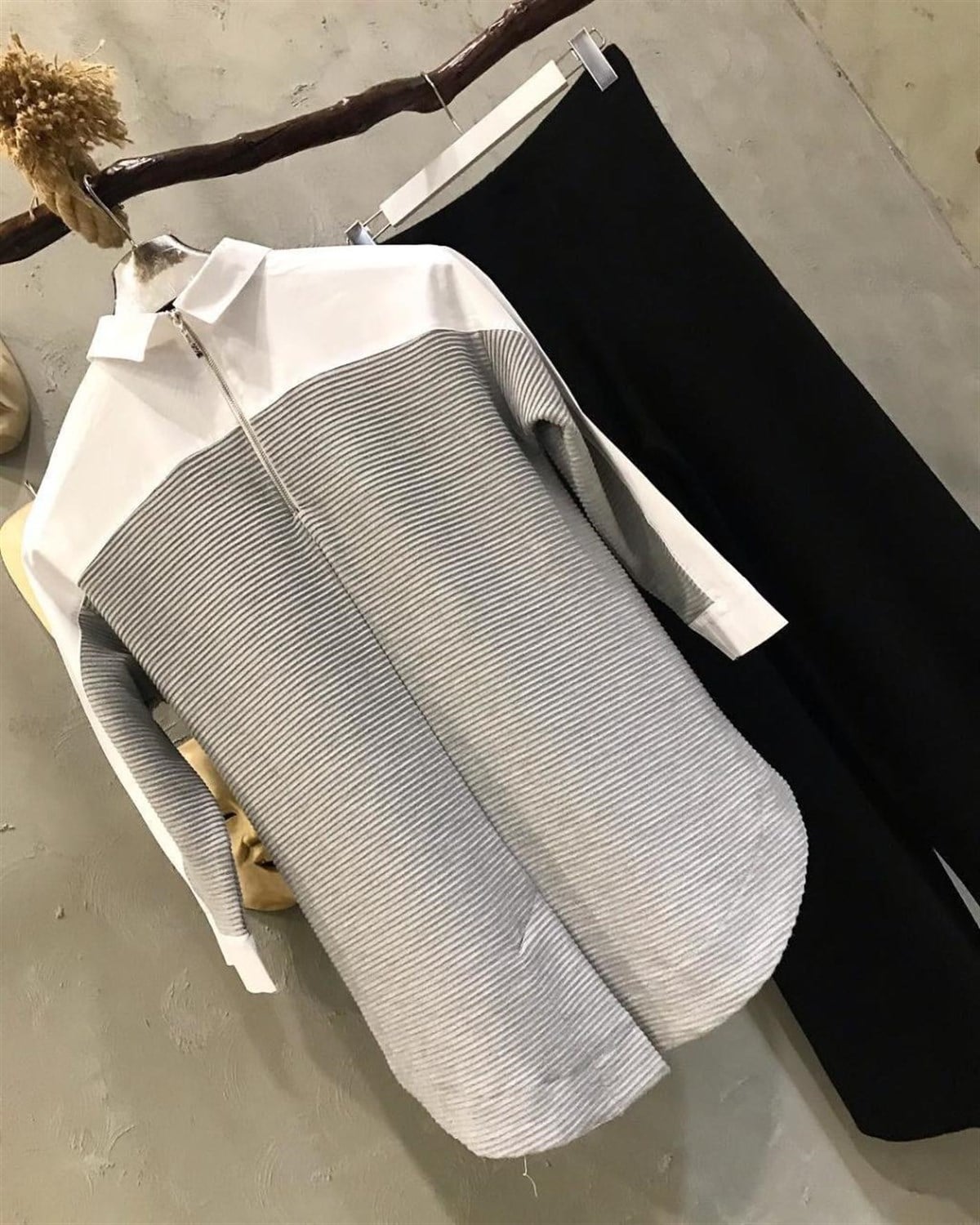 Gömlek Sweat (GRİ)