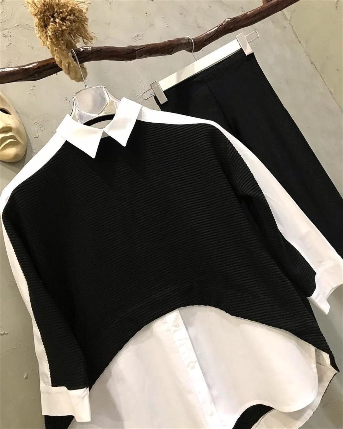 Gömlek Sweat (SİYAH)