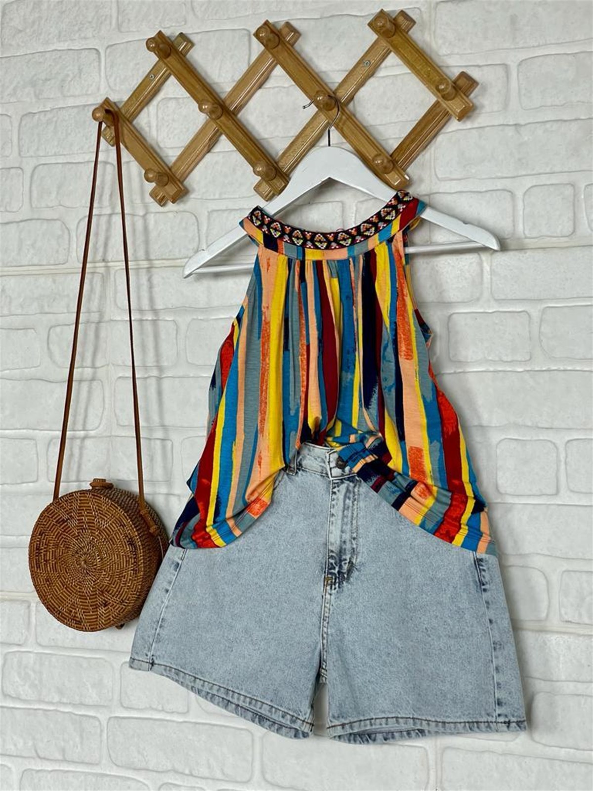 Halter Yaka Bluz