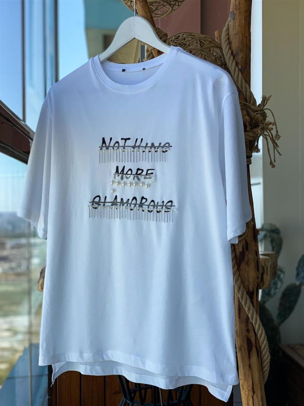 İnci Detaylı Tshirt