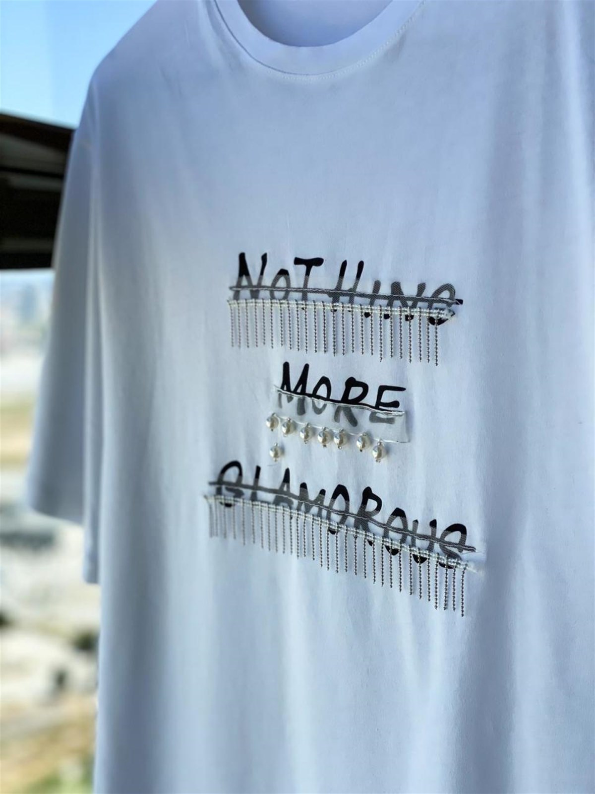 İnci Detaylı Tshirt
