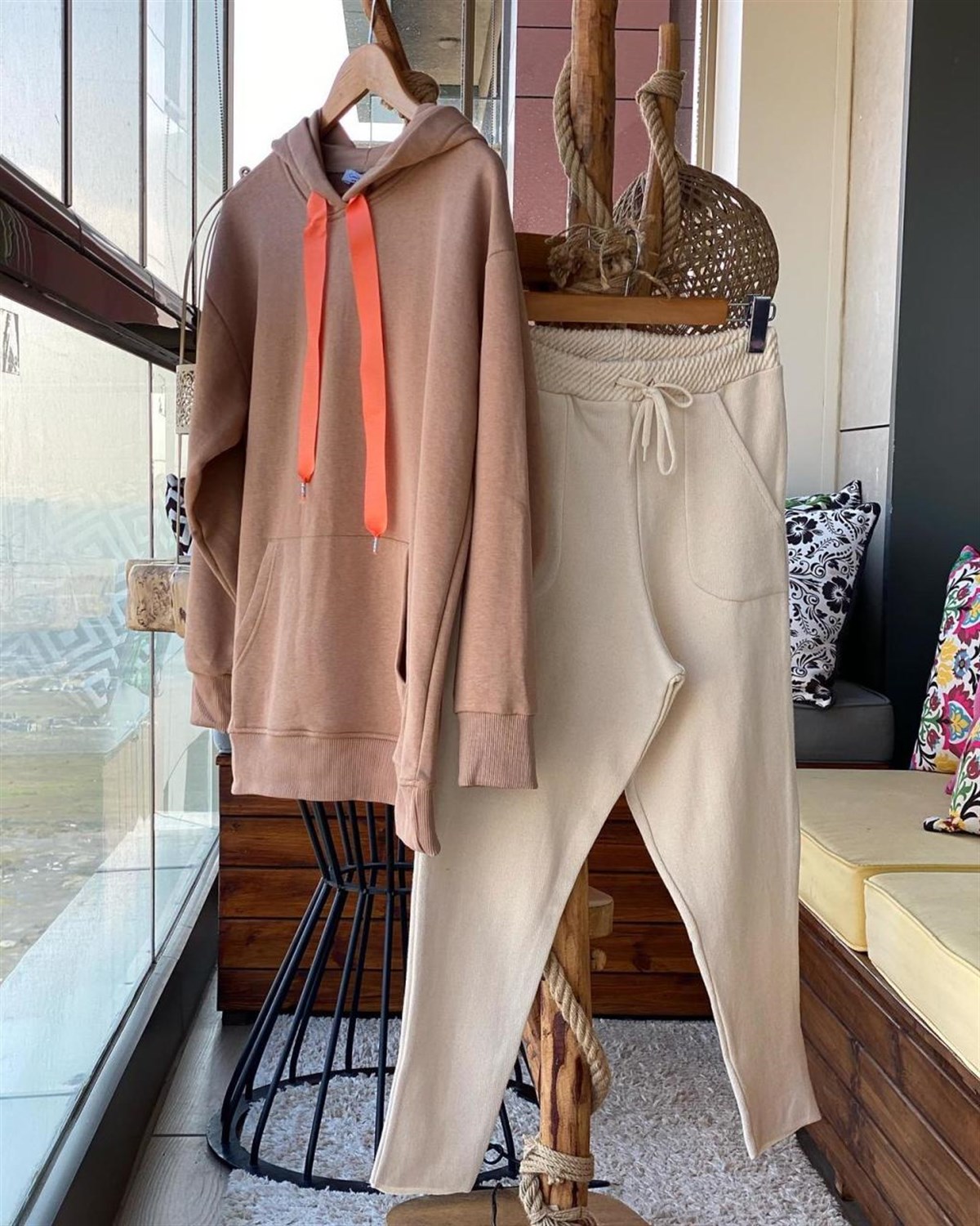 Kanguru  Cepli Sweatshirt (VİZON)