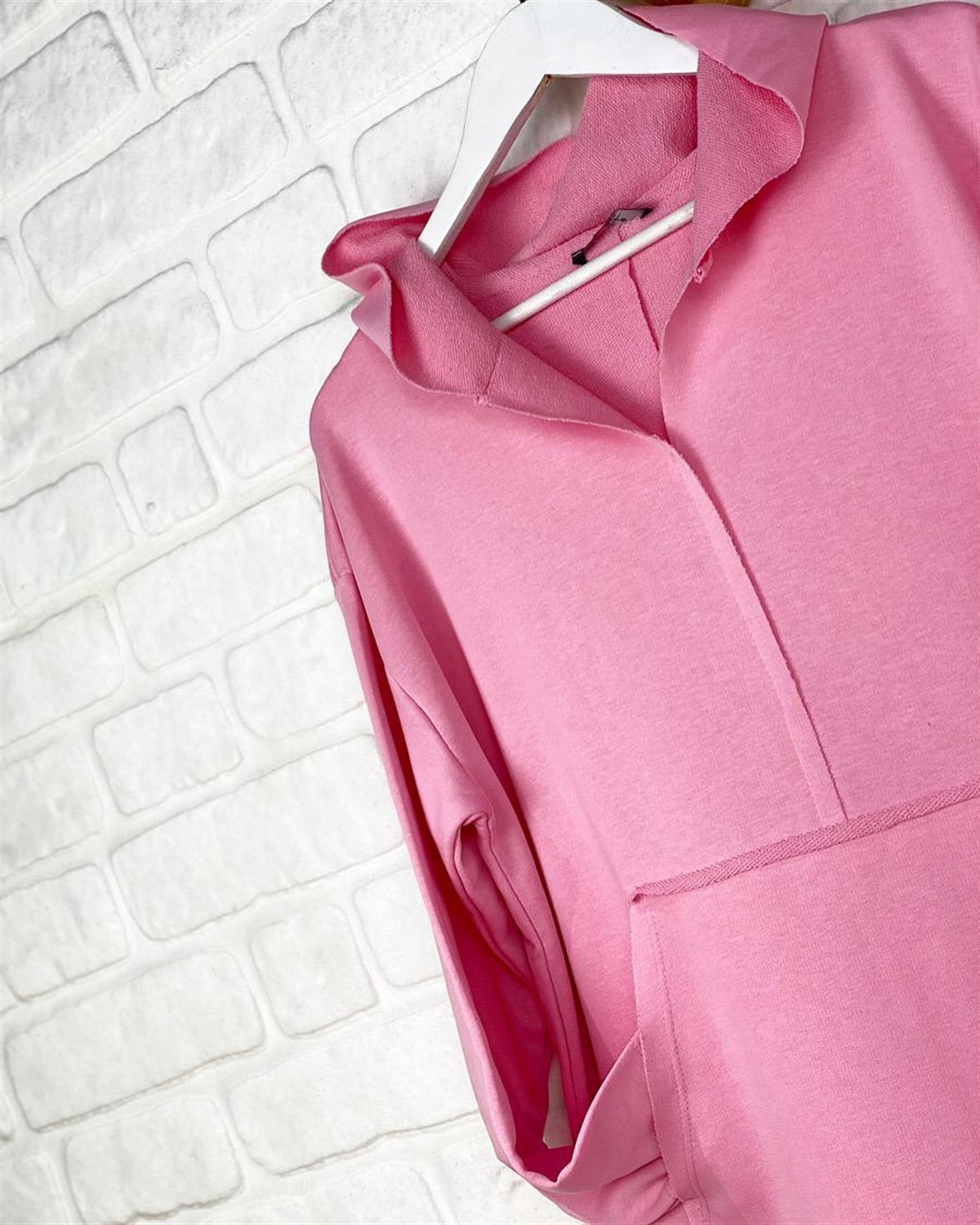 Kapşonlu Sweatshirt (PEMBE)