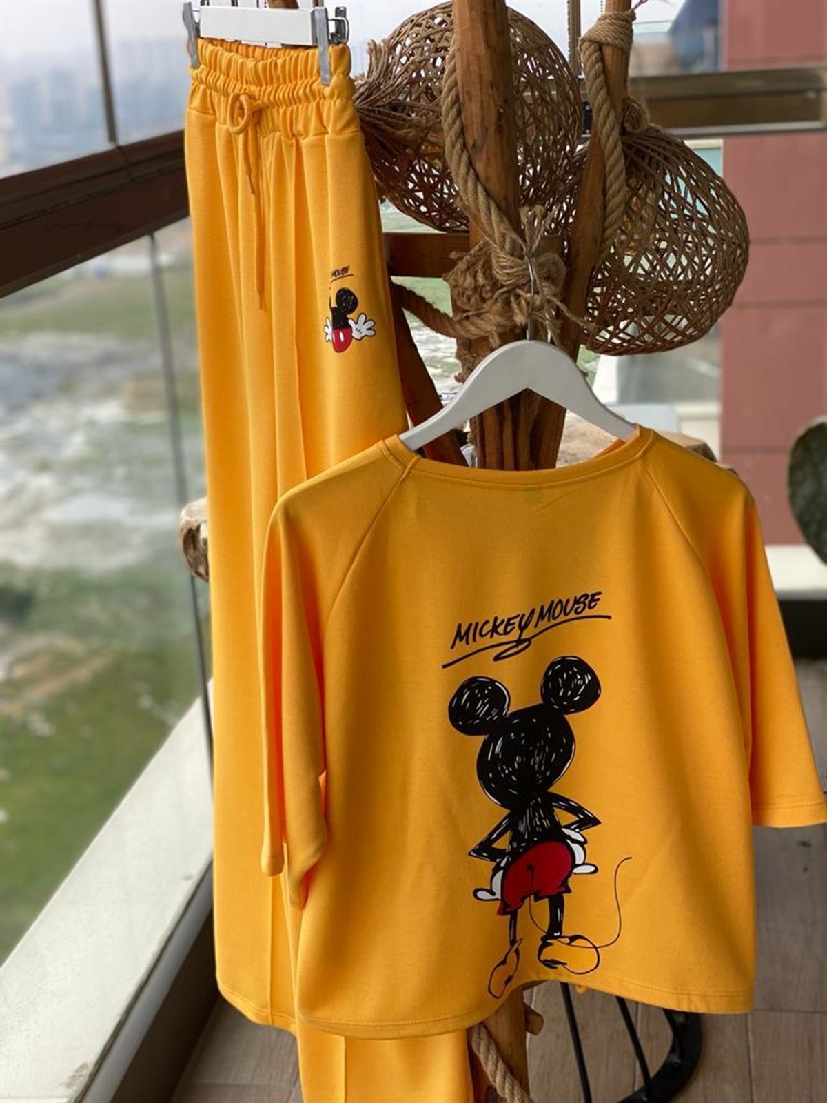 Mickey Baskılı Takım (SARI)