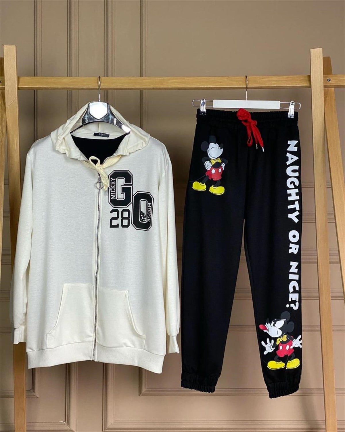 Mickey Mouse Eşofman Pantolon (SİYAH)