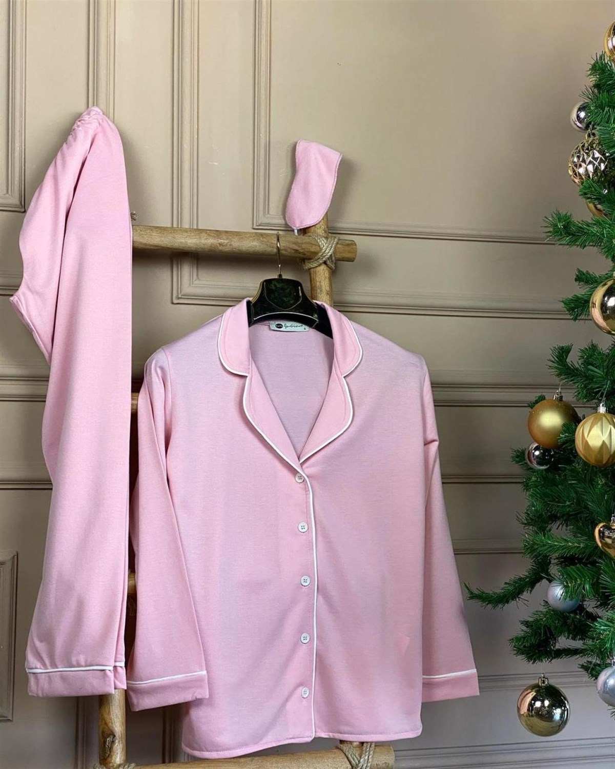 Örme Dokuma Kumaş Pijama Takımı (ANNE)