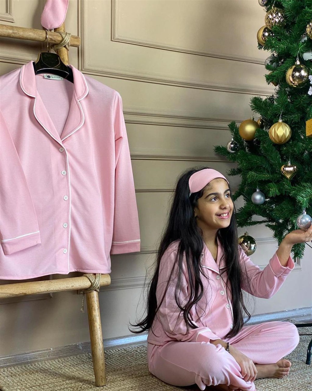 Örme Dokuma Kumaş Pijama Takımı (ANNE)