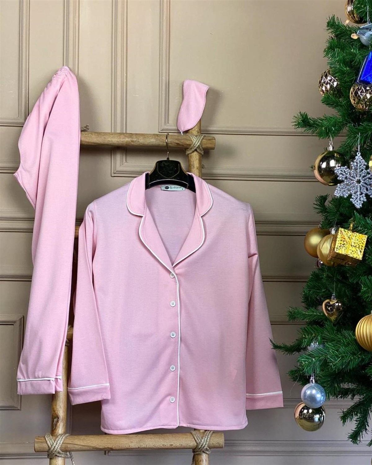 Örme Dokuma Kumaş Pijama Takımı (ANNE)