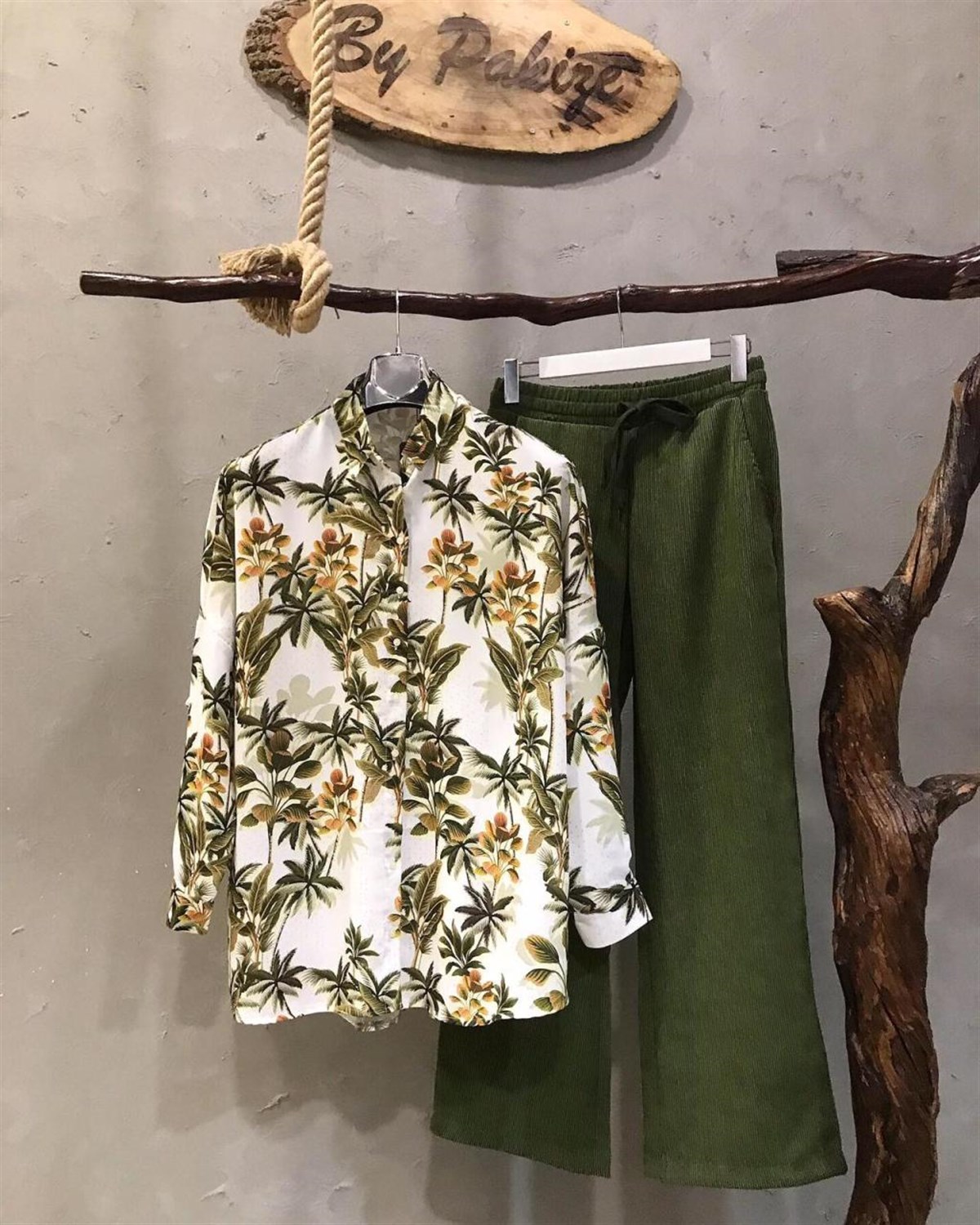 Oversize Saten Kumaş Gömlek