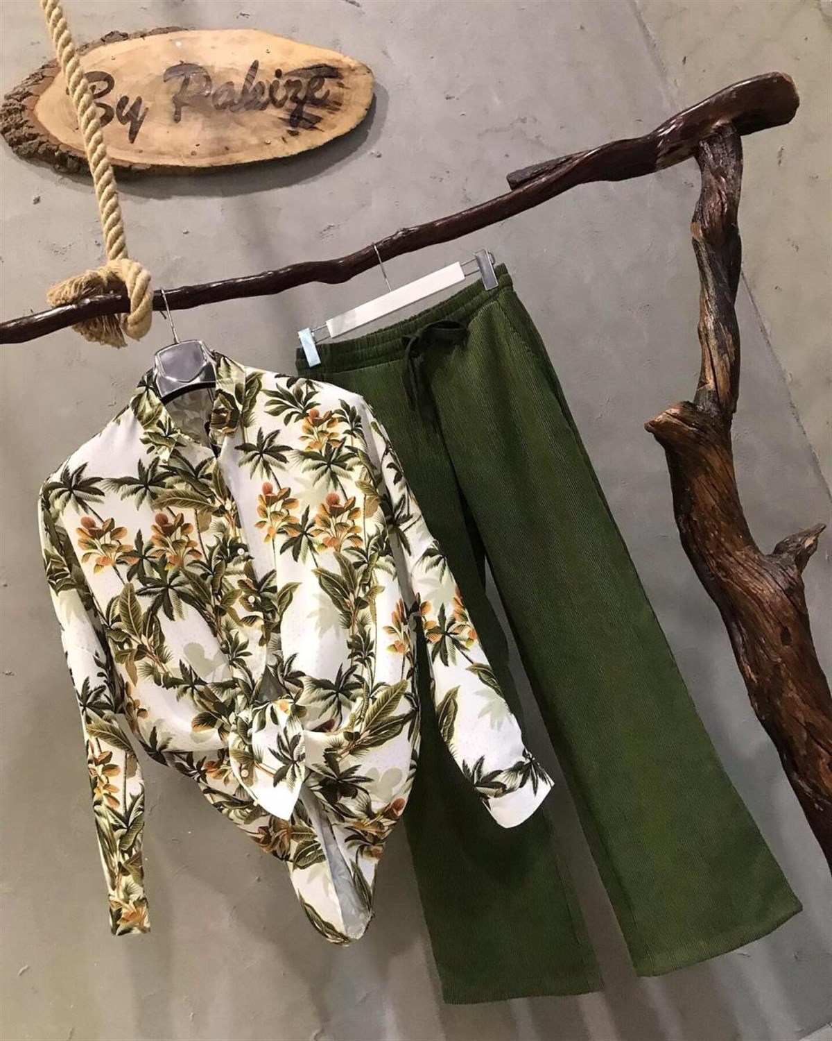 Oversize Saten Kumaş Gömlek