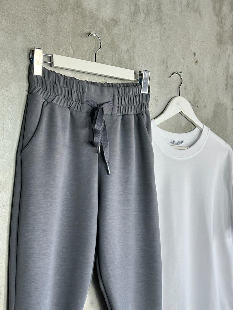 Oysho Kumaş Jogger Kadın Pantolon (Gri)