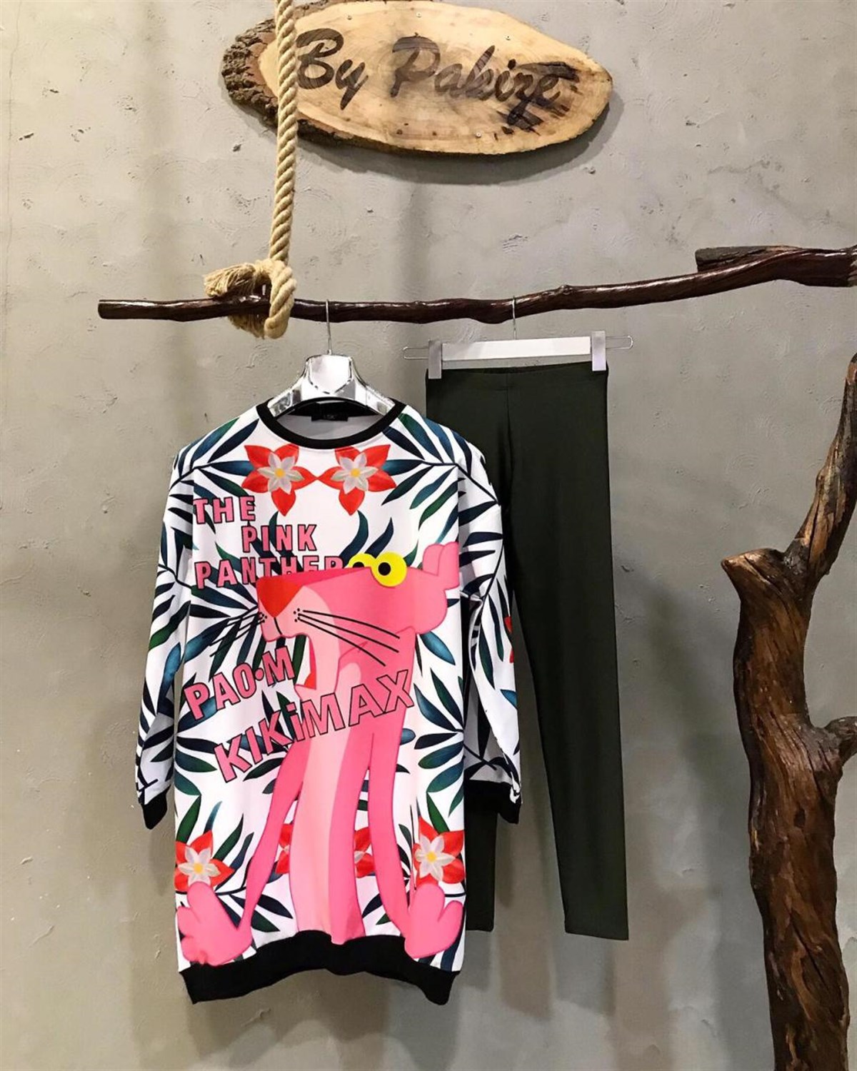 Pembe Panter Sweat