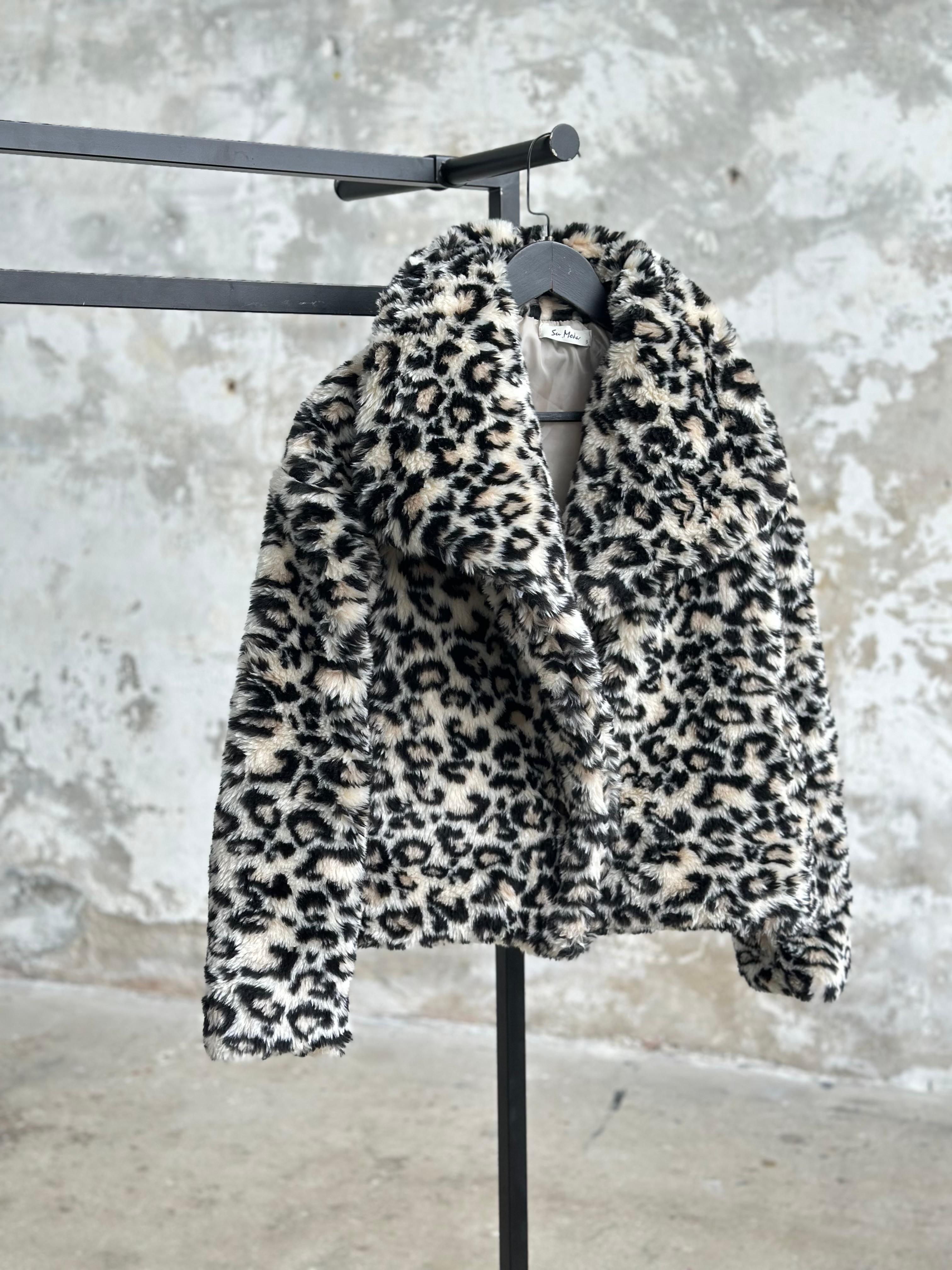 Premium Kalite İthal Kürk  (Leopar)