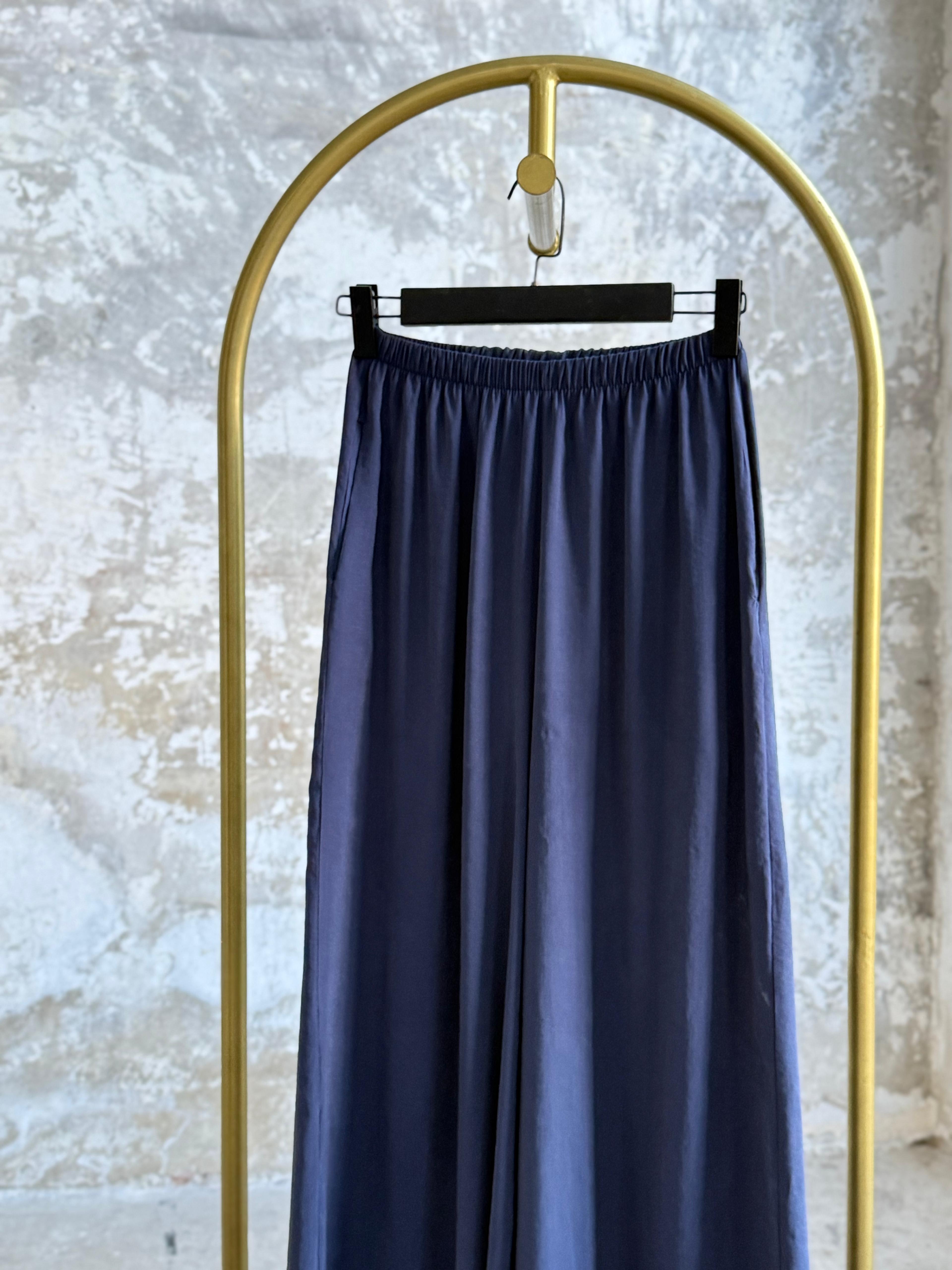 Premium Kalite Tensel Kumaş Pantolon (Lacivert)