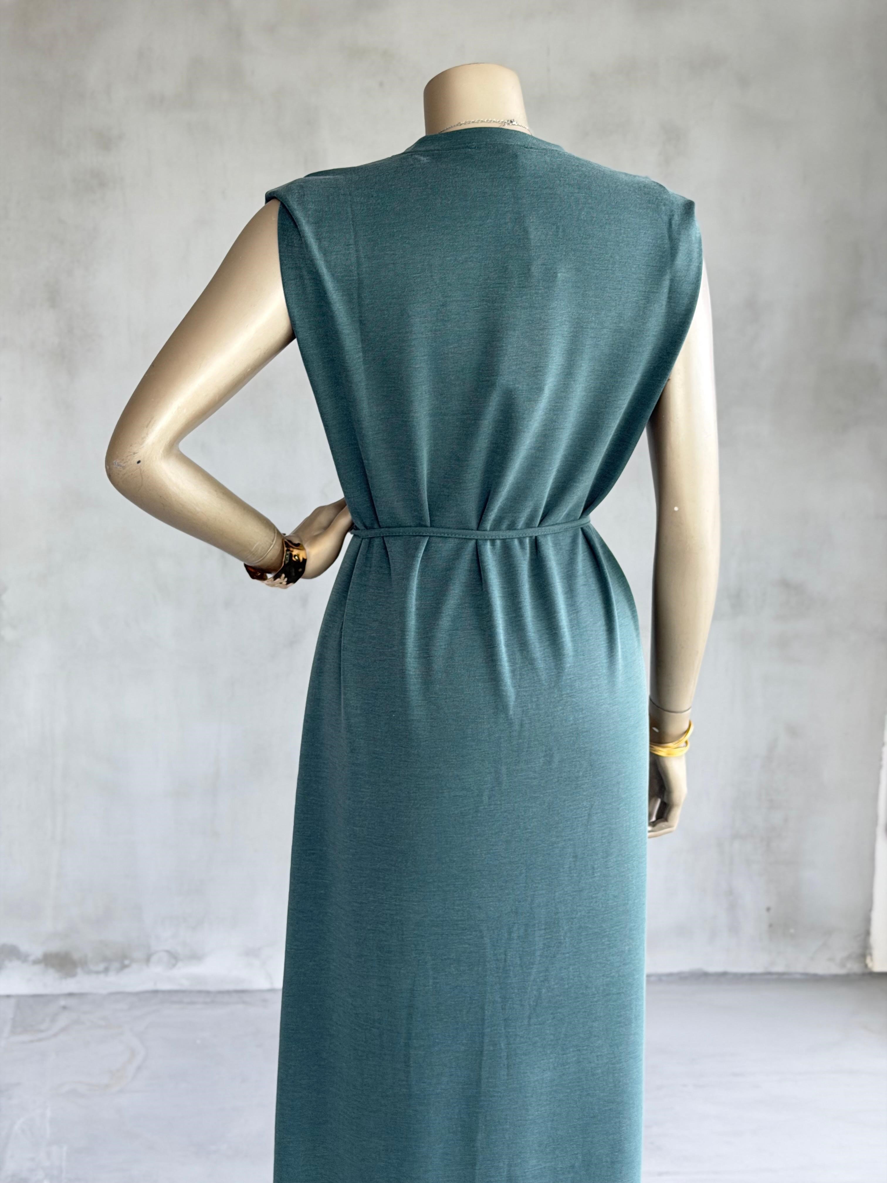 Premium Modal Salaş Maxi Elbise (Mint Yeşili))