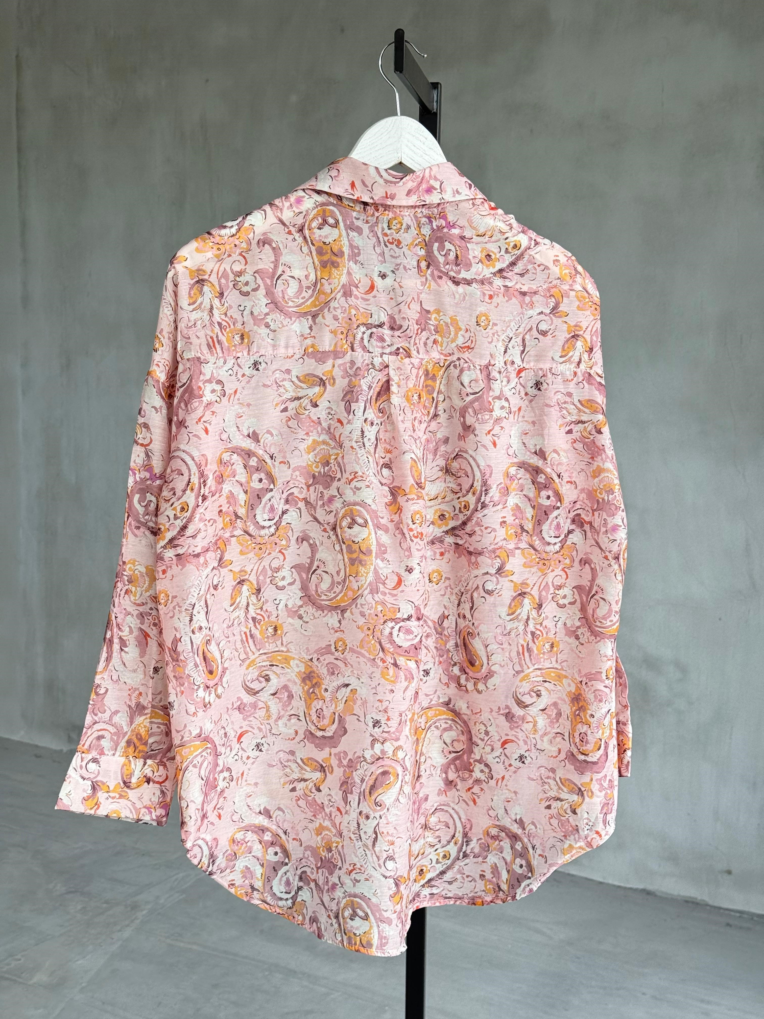 Şal Desen Gömlek (Pembe)