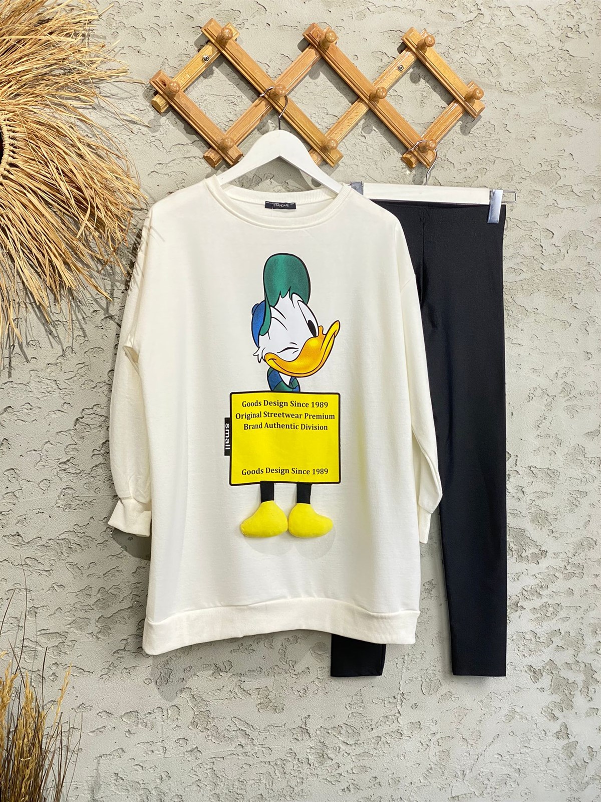 Sevimli Dufy Duck Tunik Sweat (Ekru)