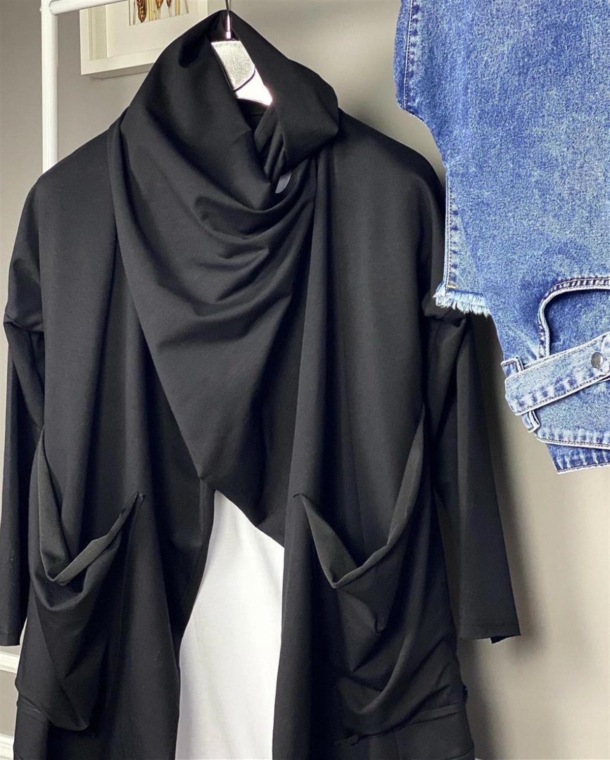 Tasarım Model Asimetrik Kesim Ceket