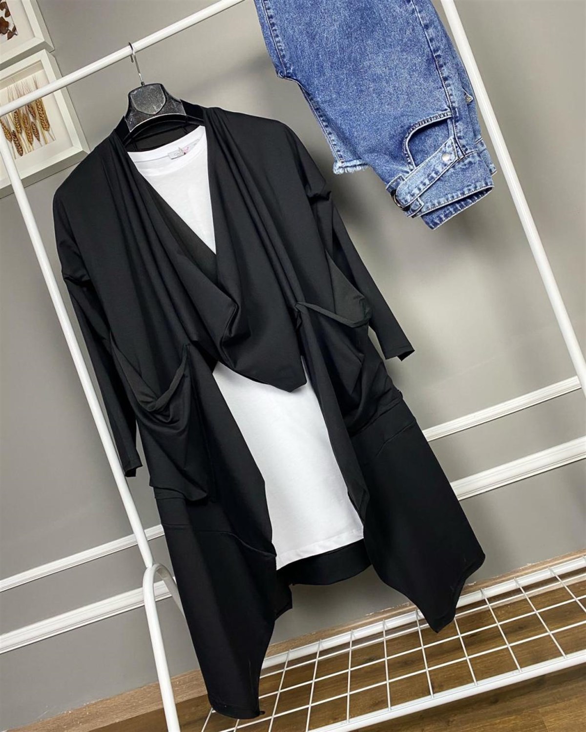 Tasarım Model Asimetrik Kesim Ceket
