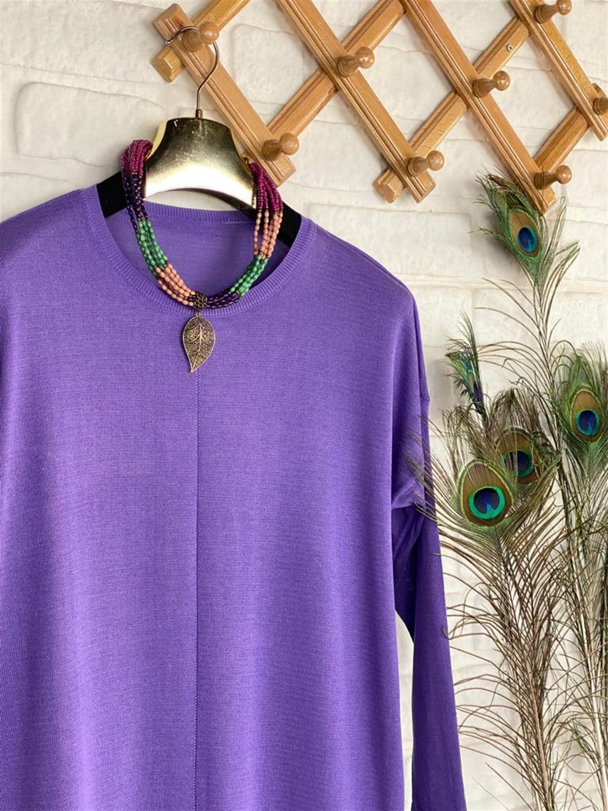 Triko Tunik (Mor)