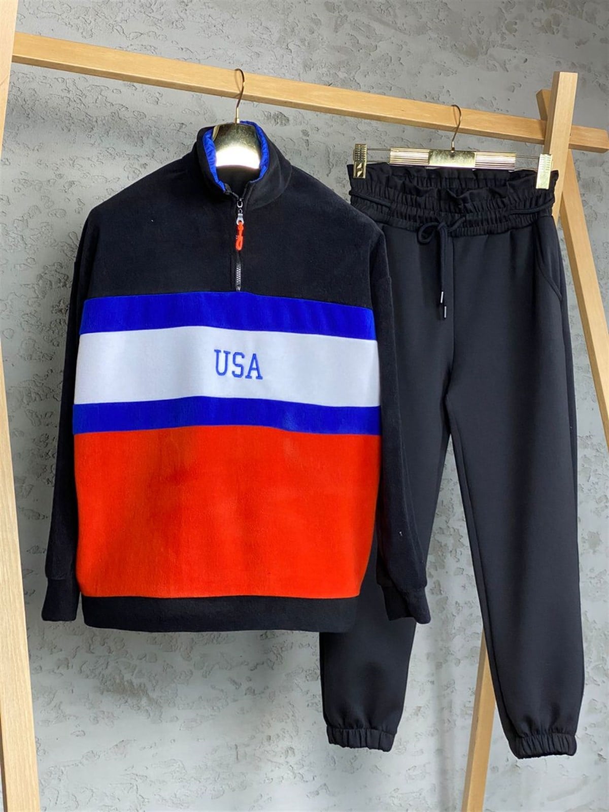 Usa Polar Sweat (Siyah)