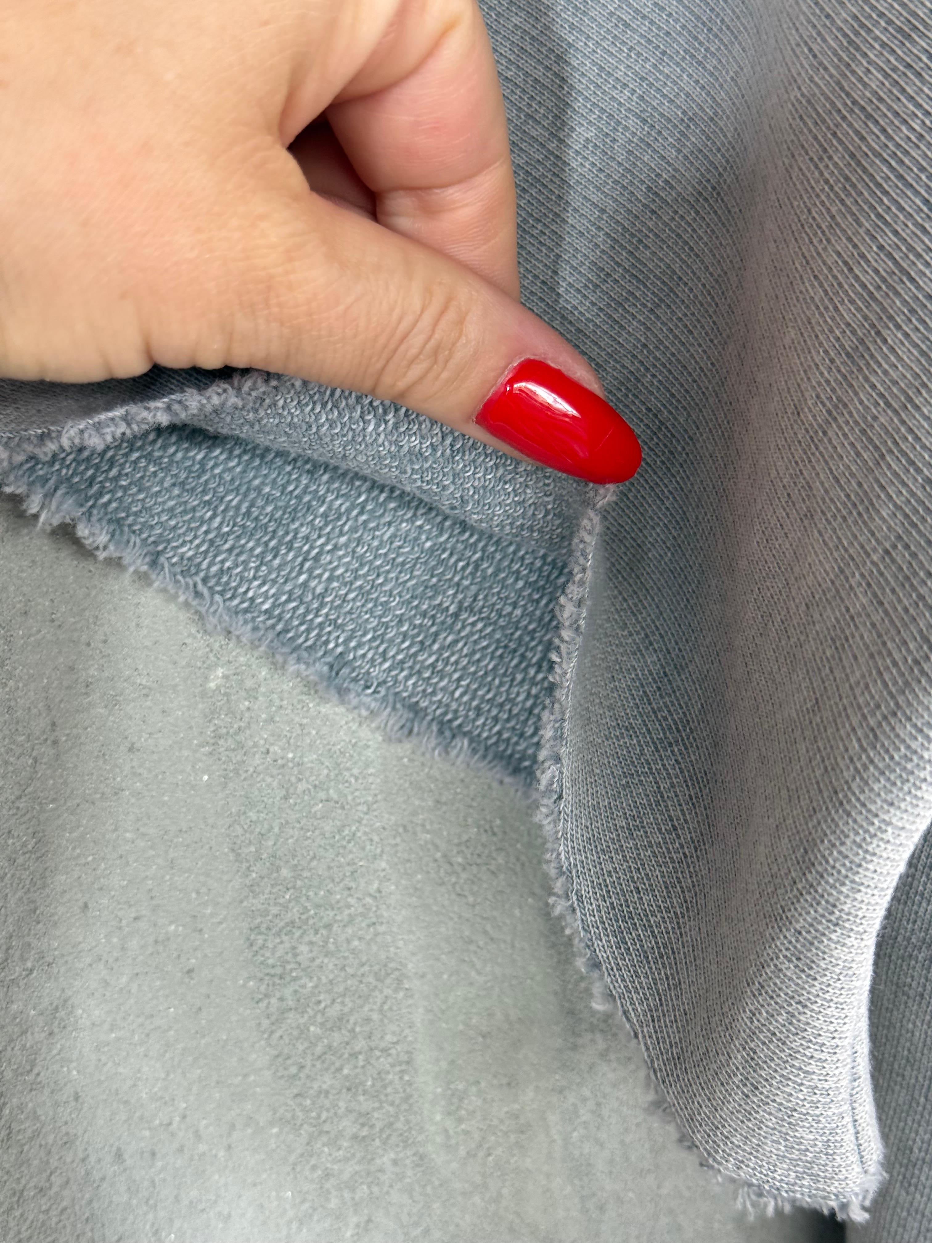 Yazı Baskılı Taş Yıkamalı Oversize Takım (Gri)