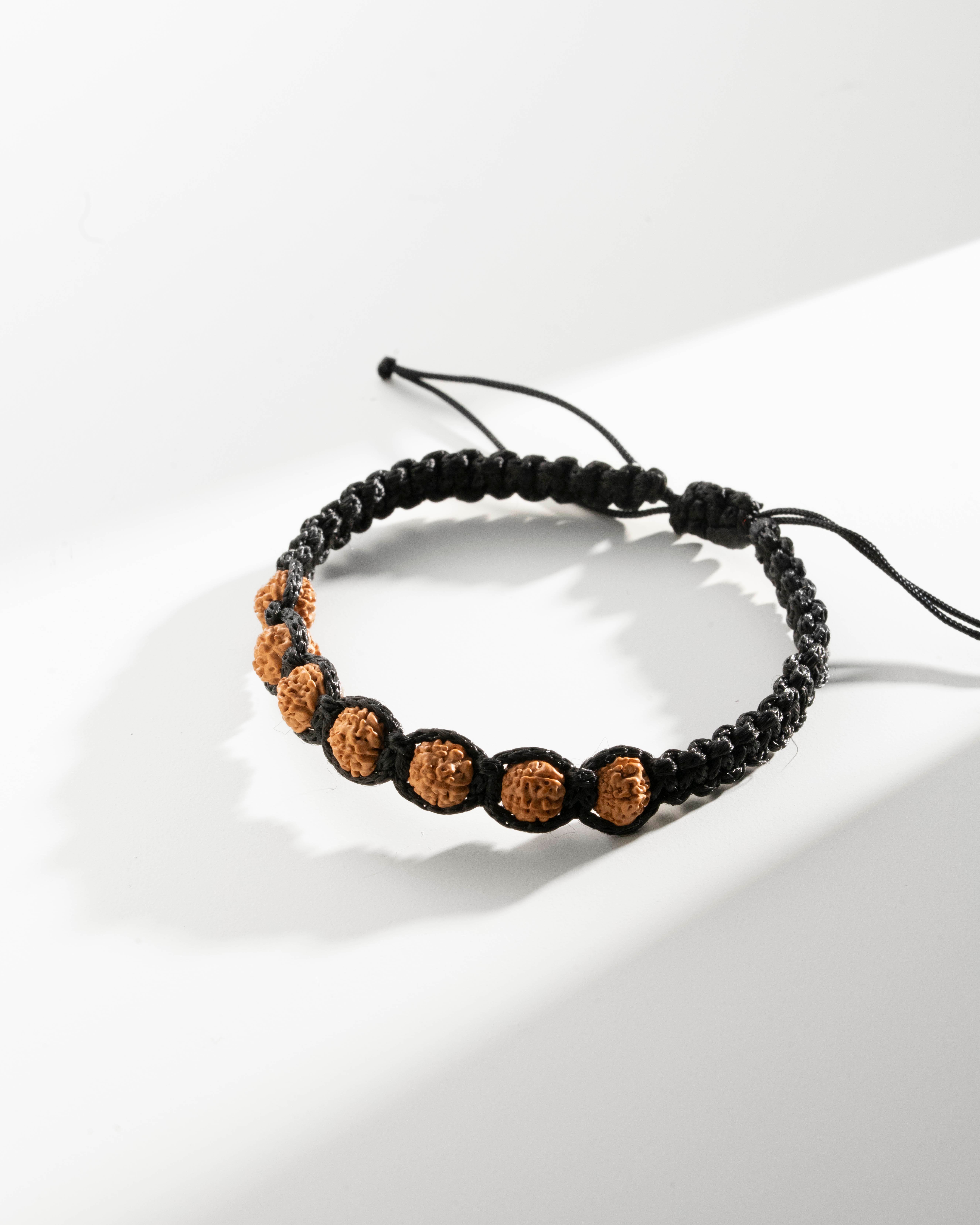 7 Tohumlu Enerji Dengeleyici Rudraksha Bileklik