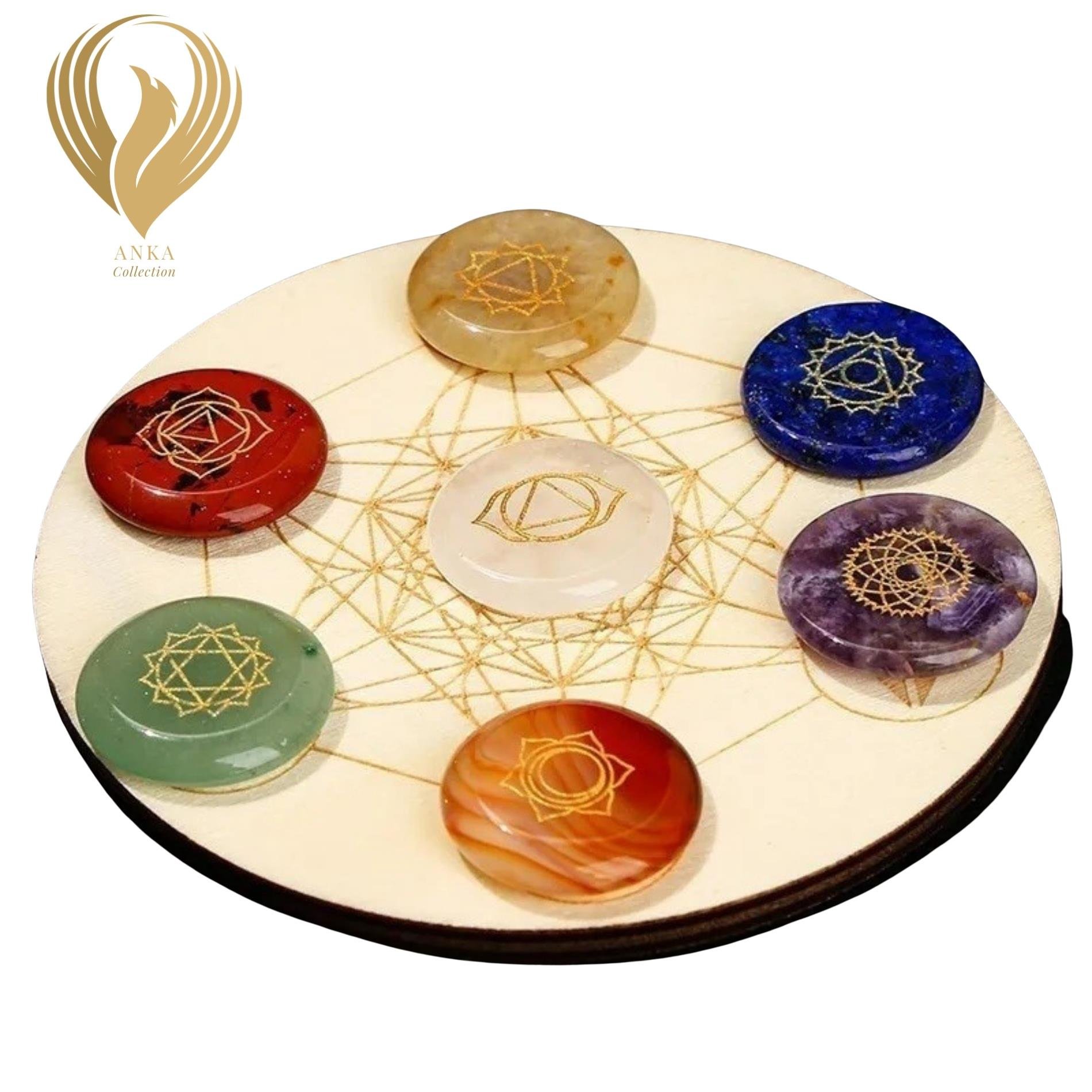 7 Çakra Doğal Taş Reiki Seti