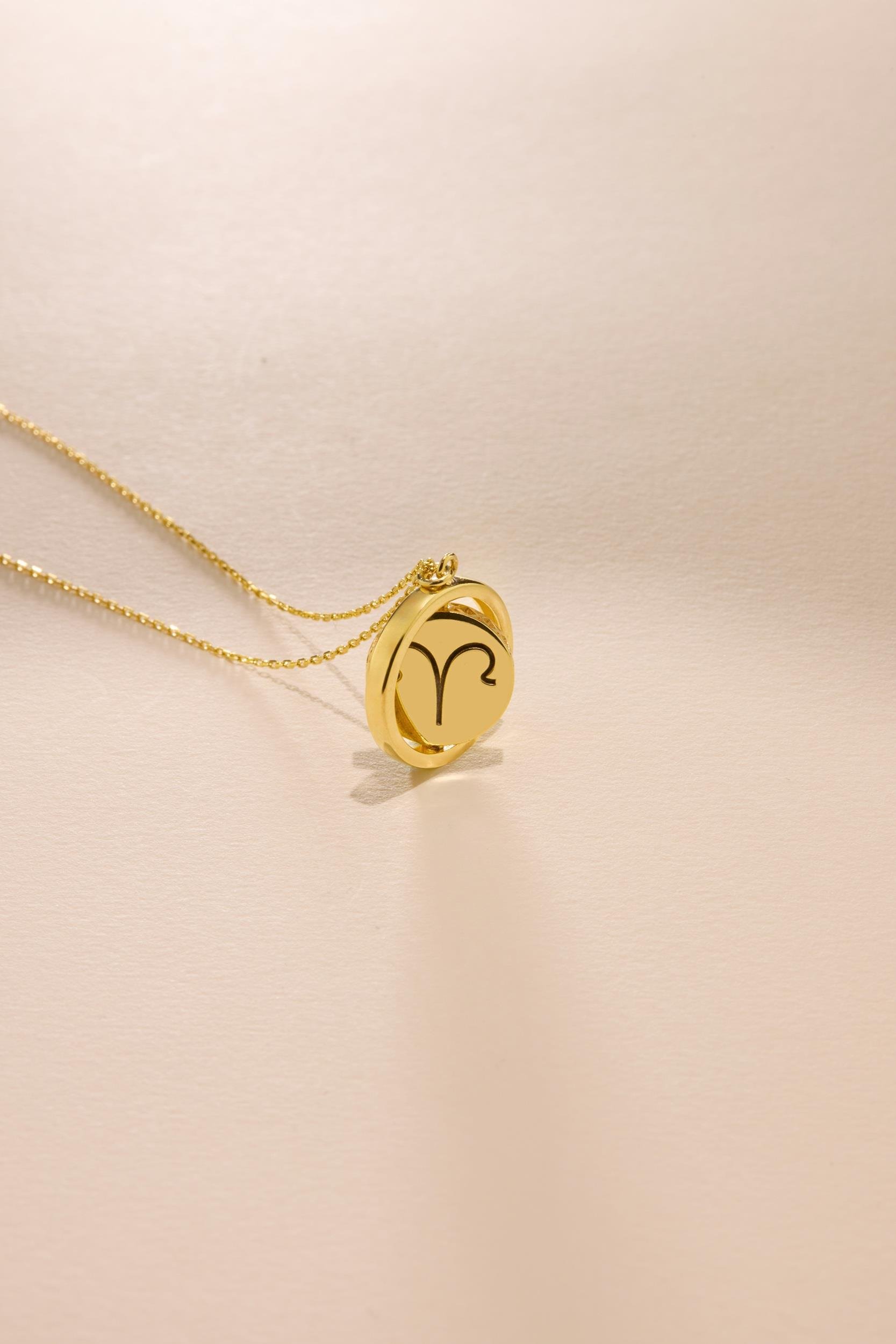 Zodiac Flip Kolye Çerçevesiz