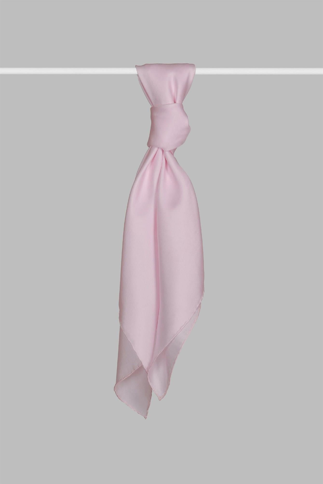 Armanda Tivil İpek Eşarp 4445-Pembe