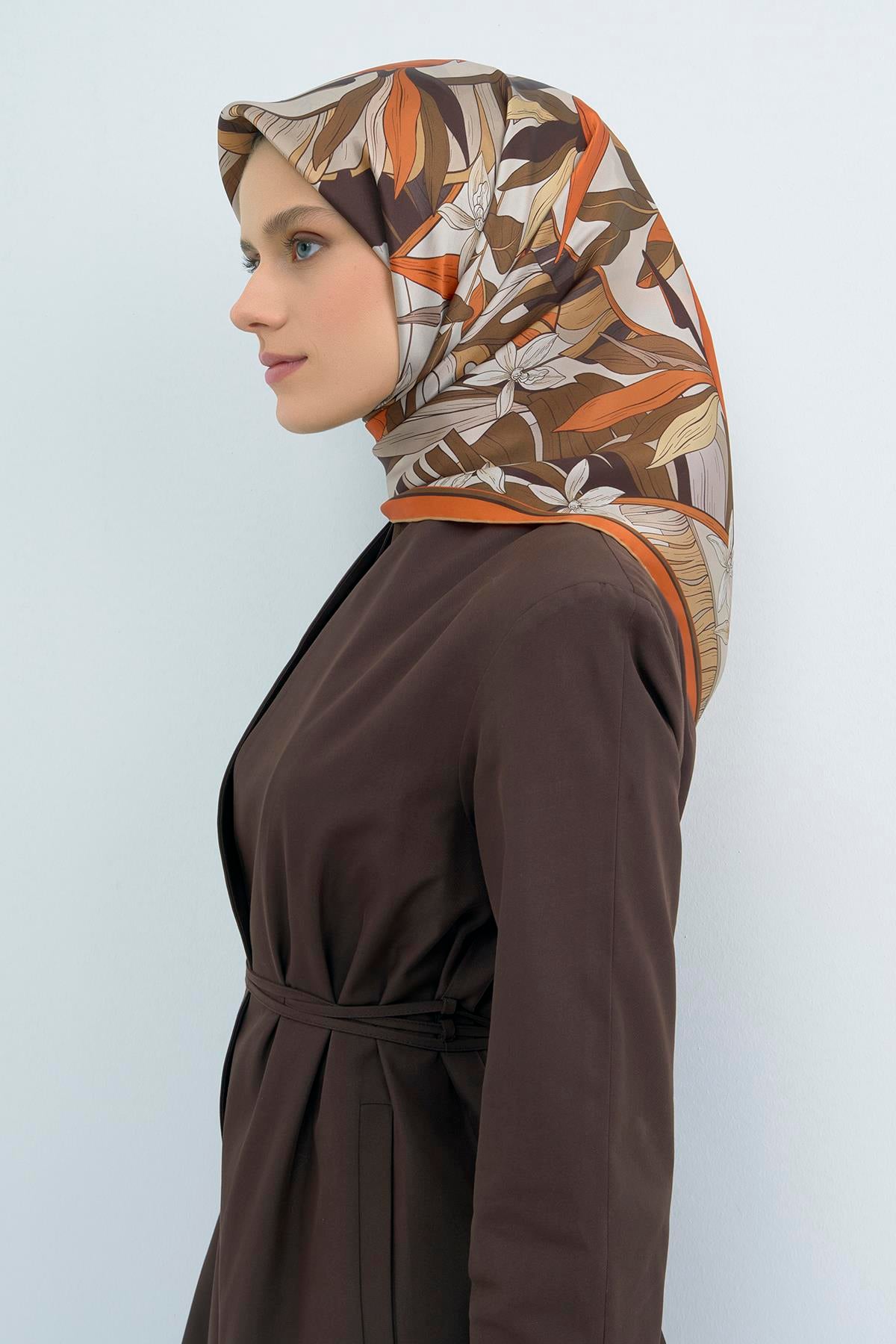 Armine Saten İpek Eşarp 9500D E26YA9500D01-80