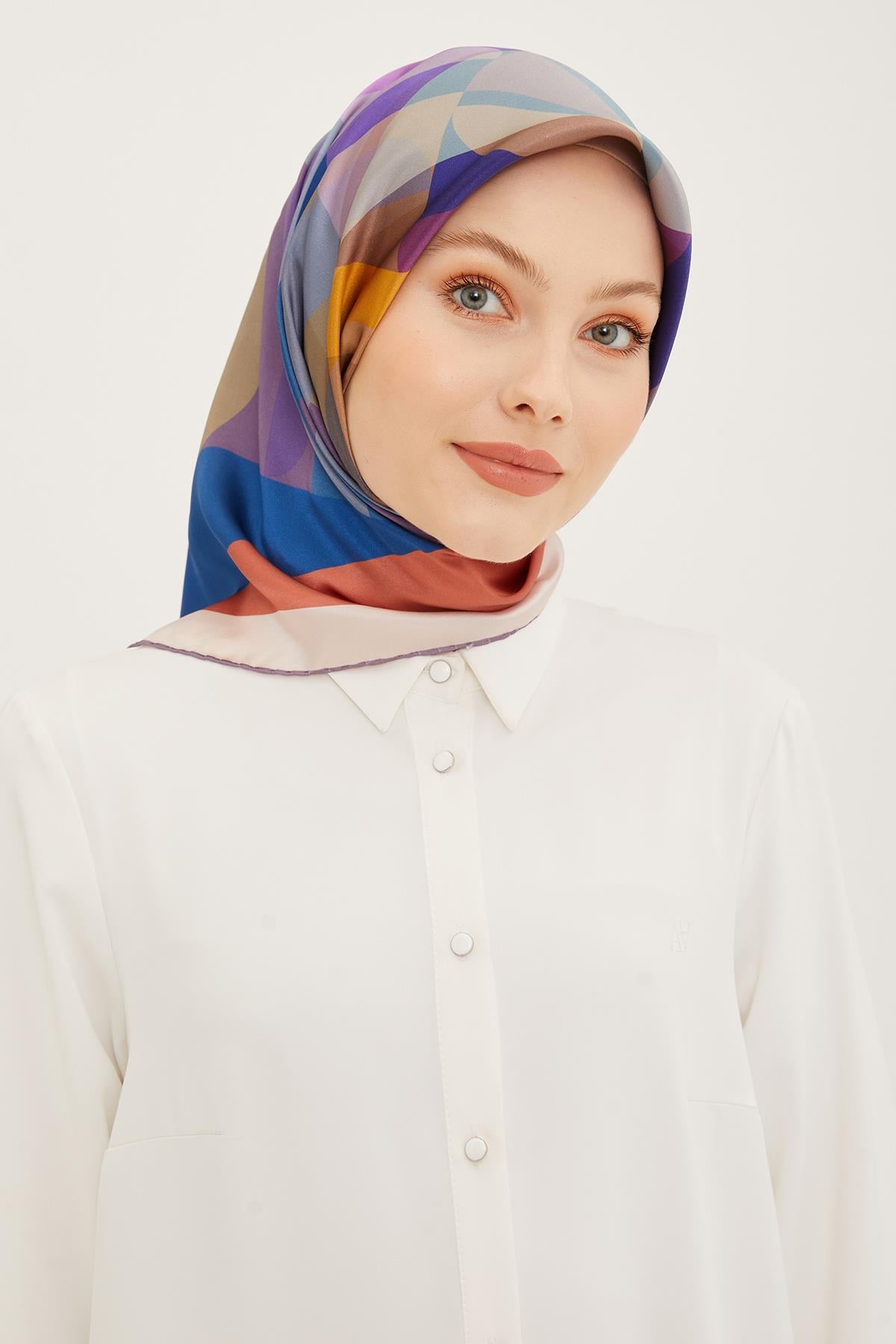 Armine Tivil İpek Eşarp 8901D E23YA8901D02-34