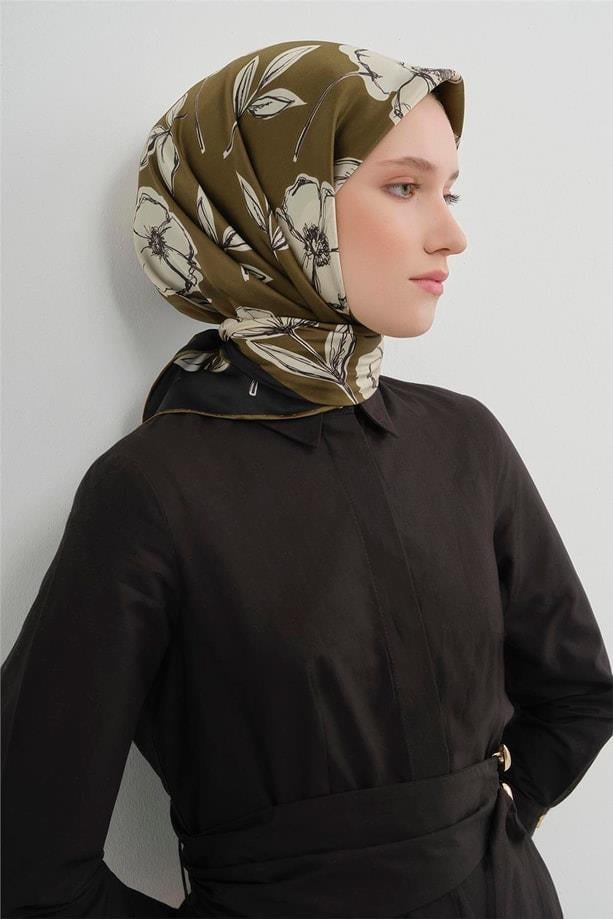 Armine Tivil İpek Eşarp 9536D E26YA9536D02-35