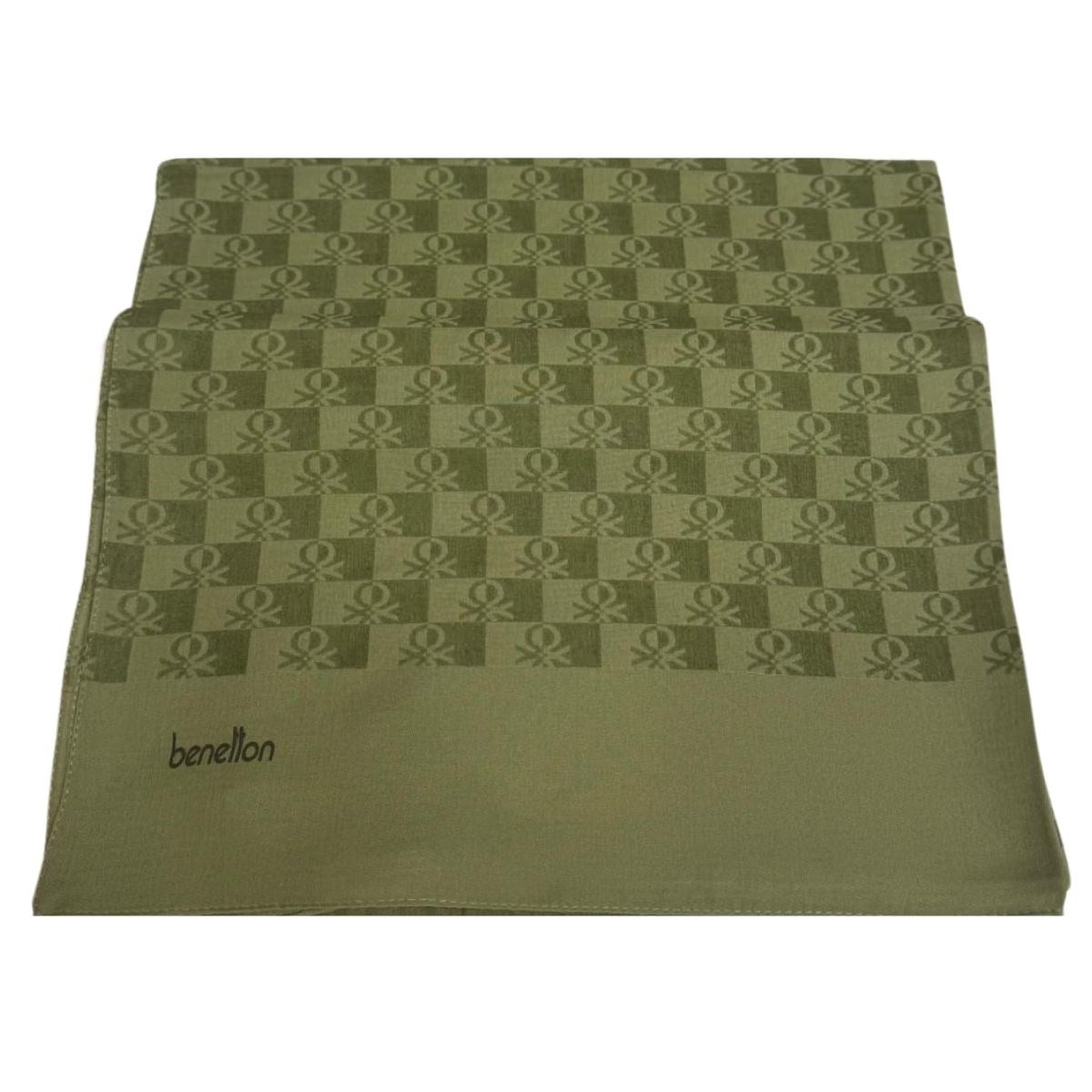 Benetton Elegante Tre Şal 1027-Haki