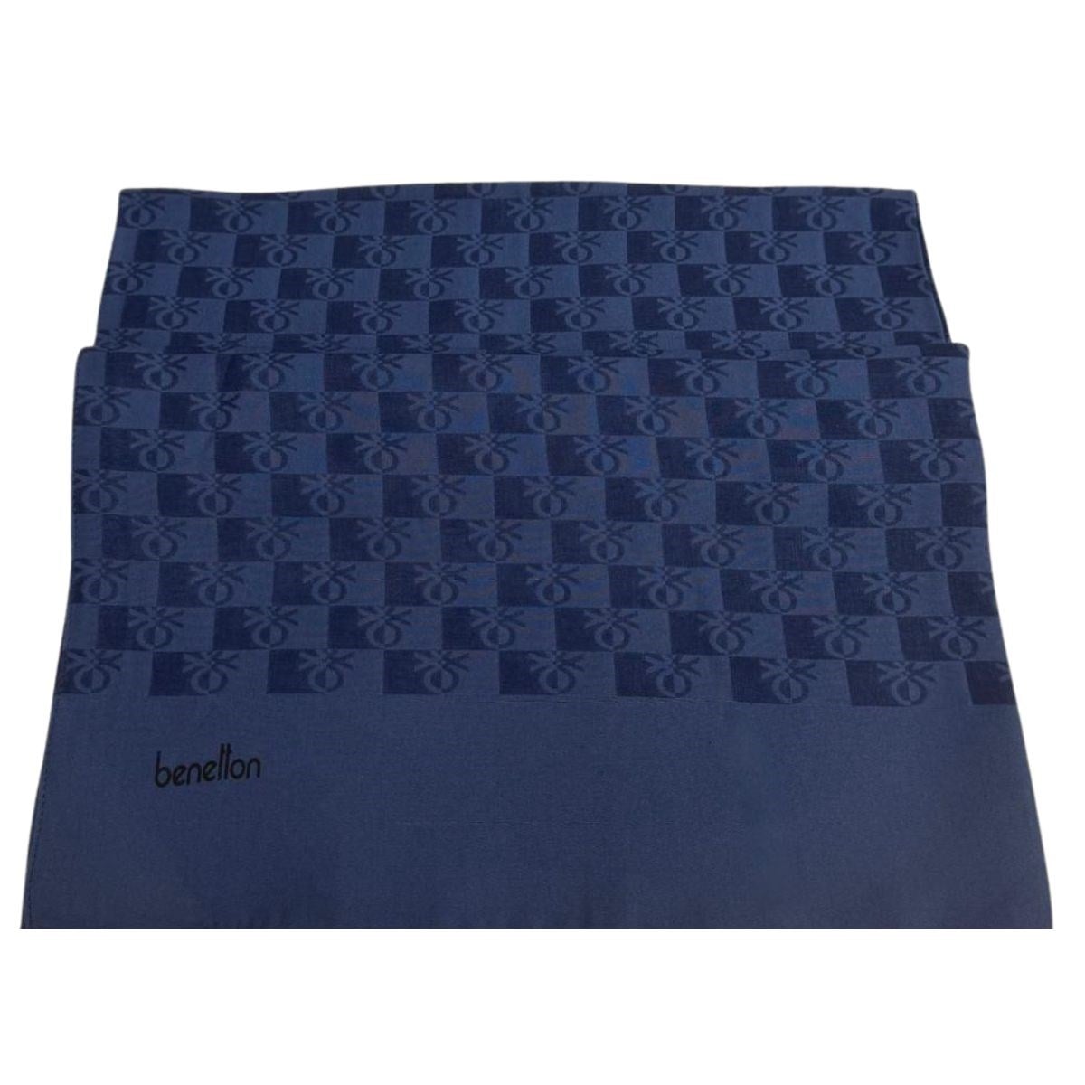 Benetton Elegante Tre Şal 1027-Saks