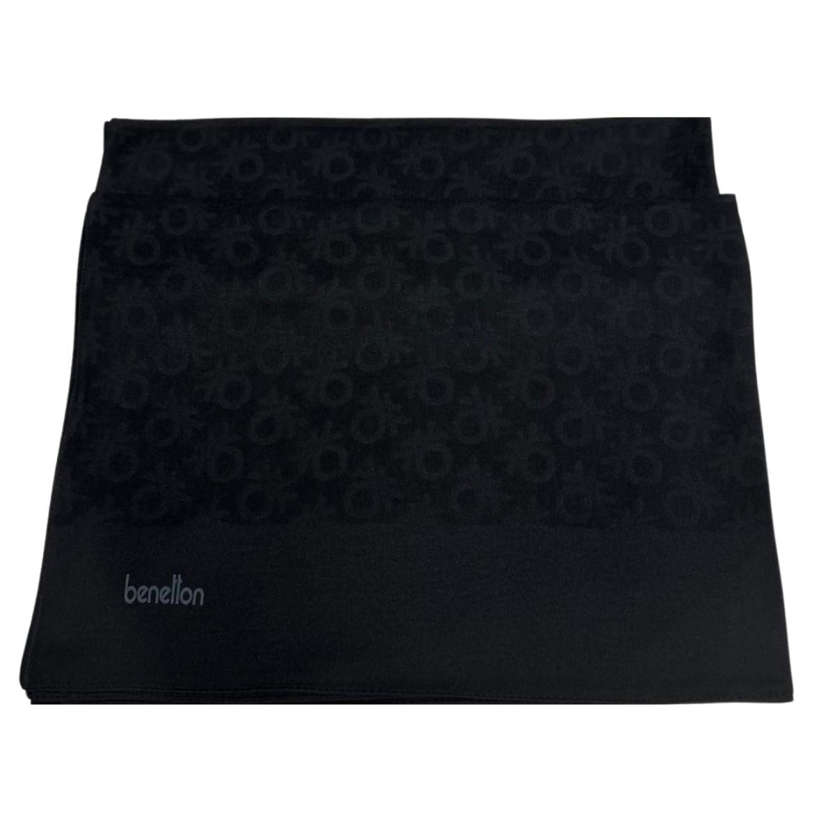 Benetton Elegante Uno Şal 01023-Siyah