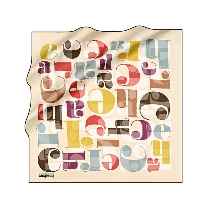 Cacharel Polyester Tivil Eşarp 8110314-951