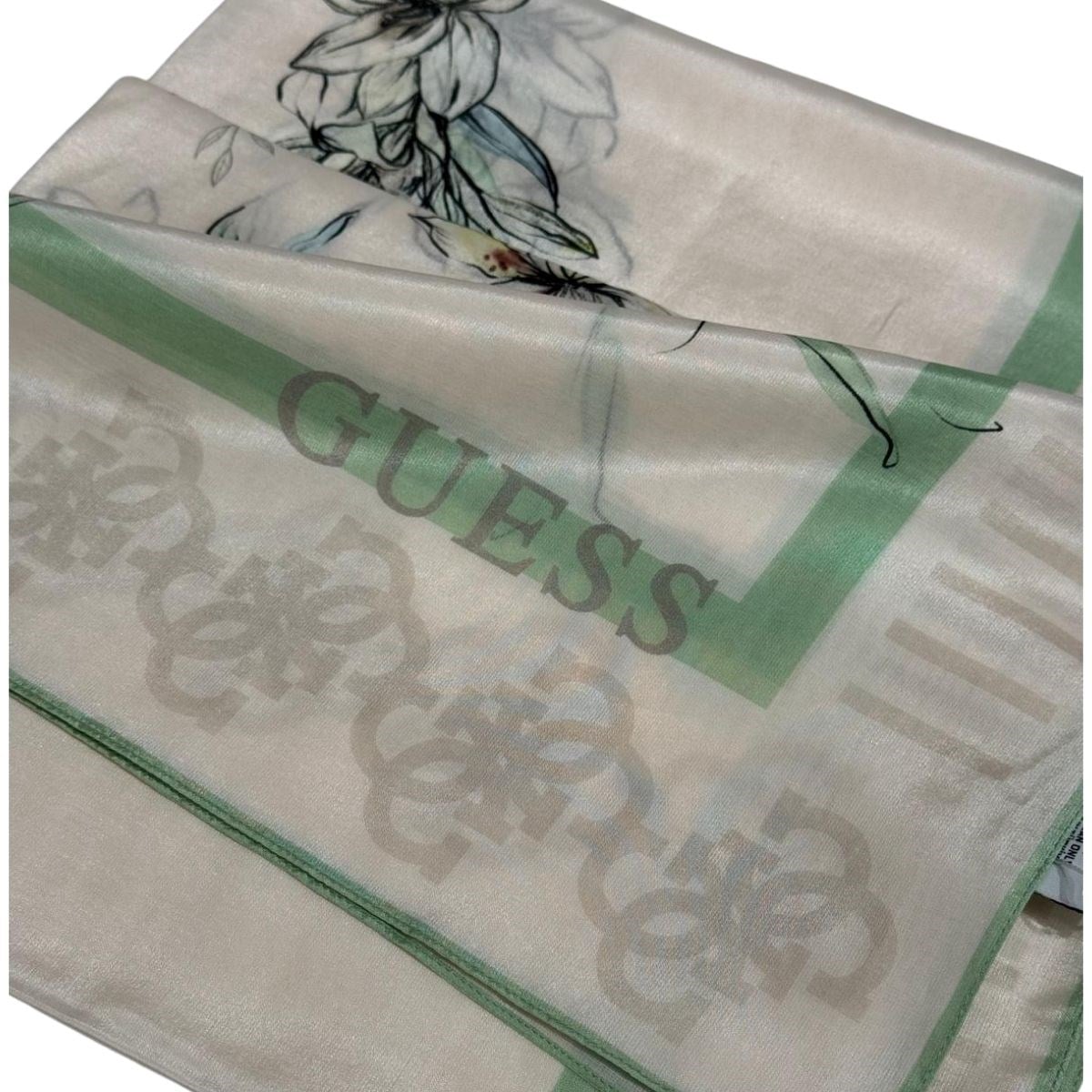 Guess Pamuk İpek Monogram Şal AW5736SIL03-Gre